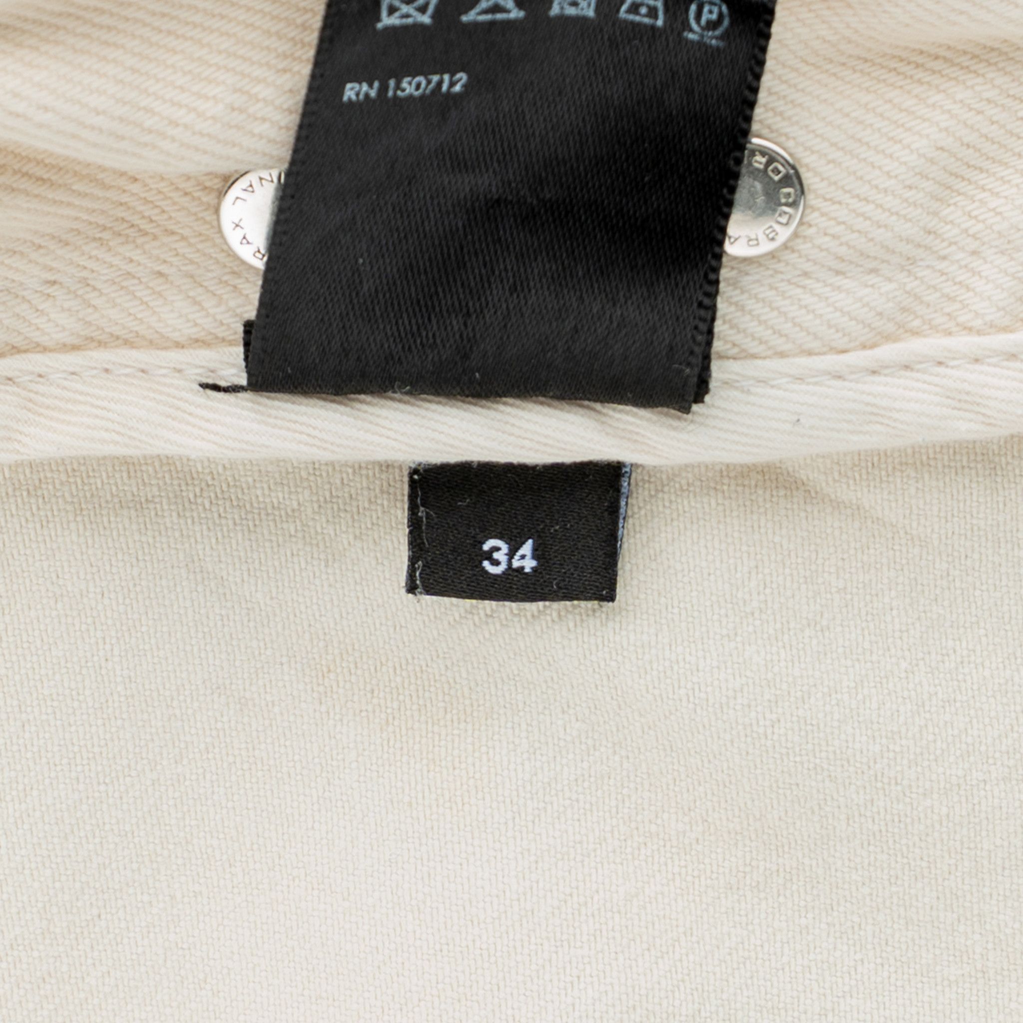 Amiri Amiri x Chemist Leather Star Patch Carpenter Pants Alabaster Size US 34 / EU 50 - 7 Thumbnail