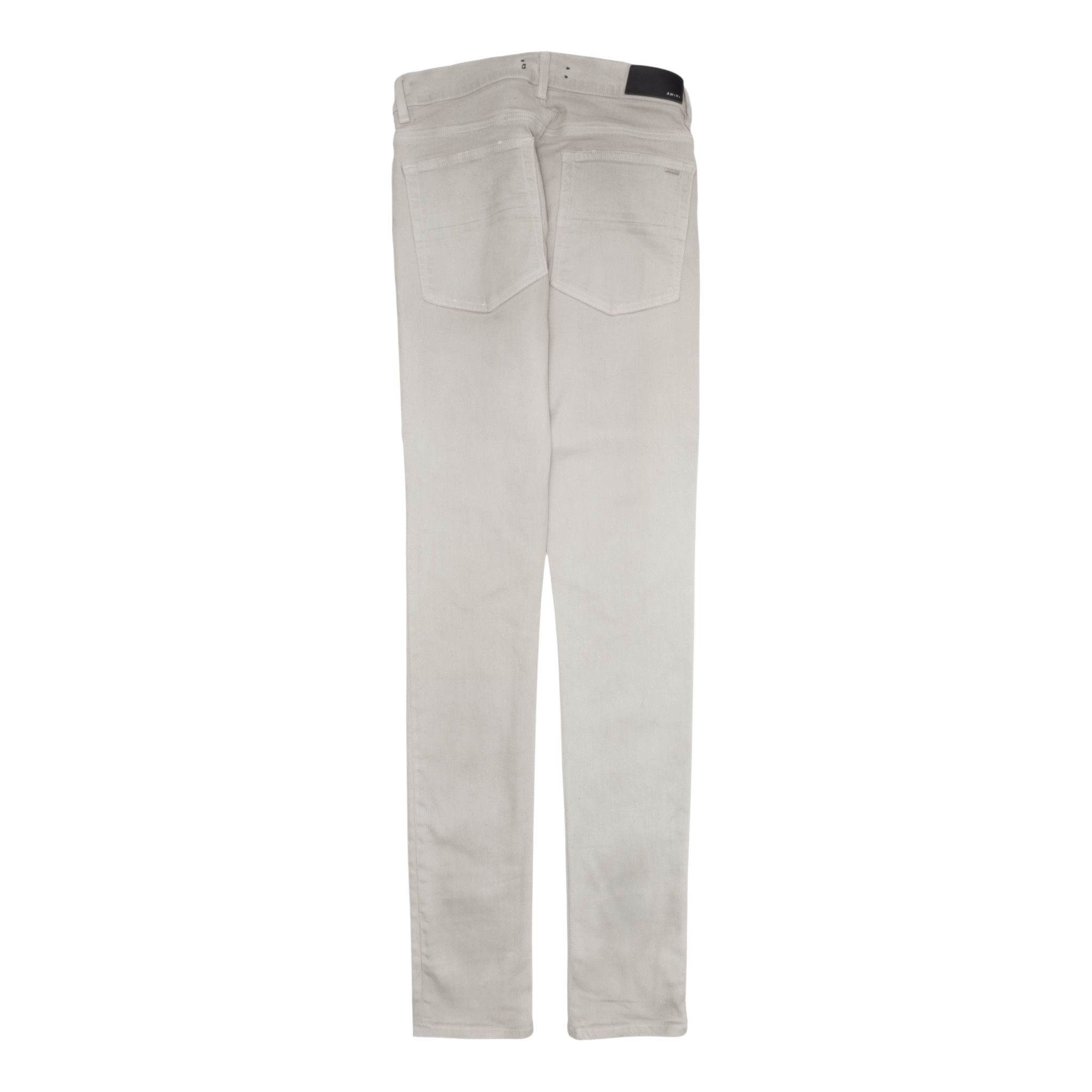 Amiri Amiri MX1 Tonal Leather Patch Jeans Grey Violet Size US 34 / EU 50 - 2 Thumbnail