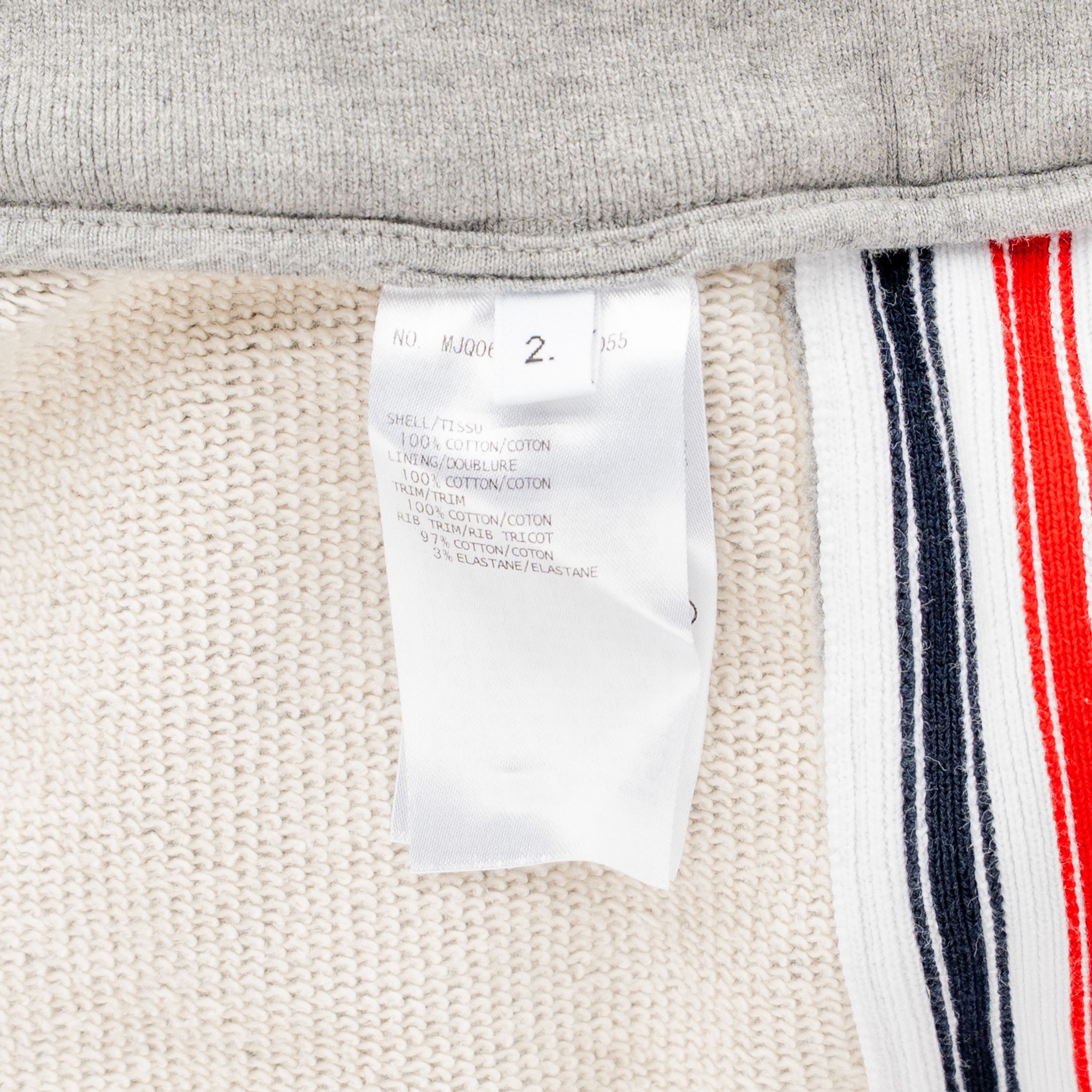 Thom Browne Classic Loopback RWB Side Striped Sweatpants Grey Multi Size US 32 / EU 48 - 6 Thumbnail