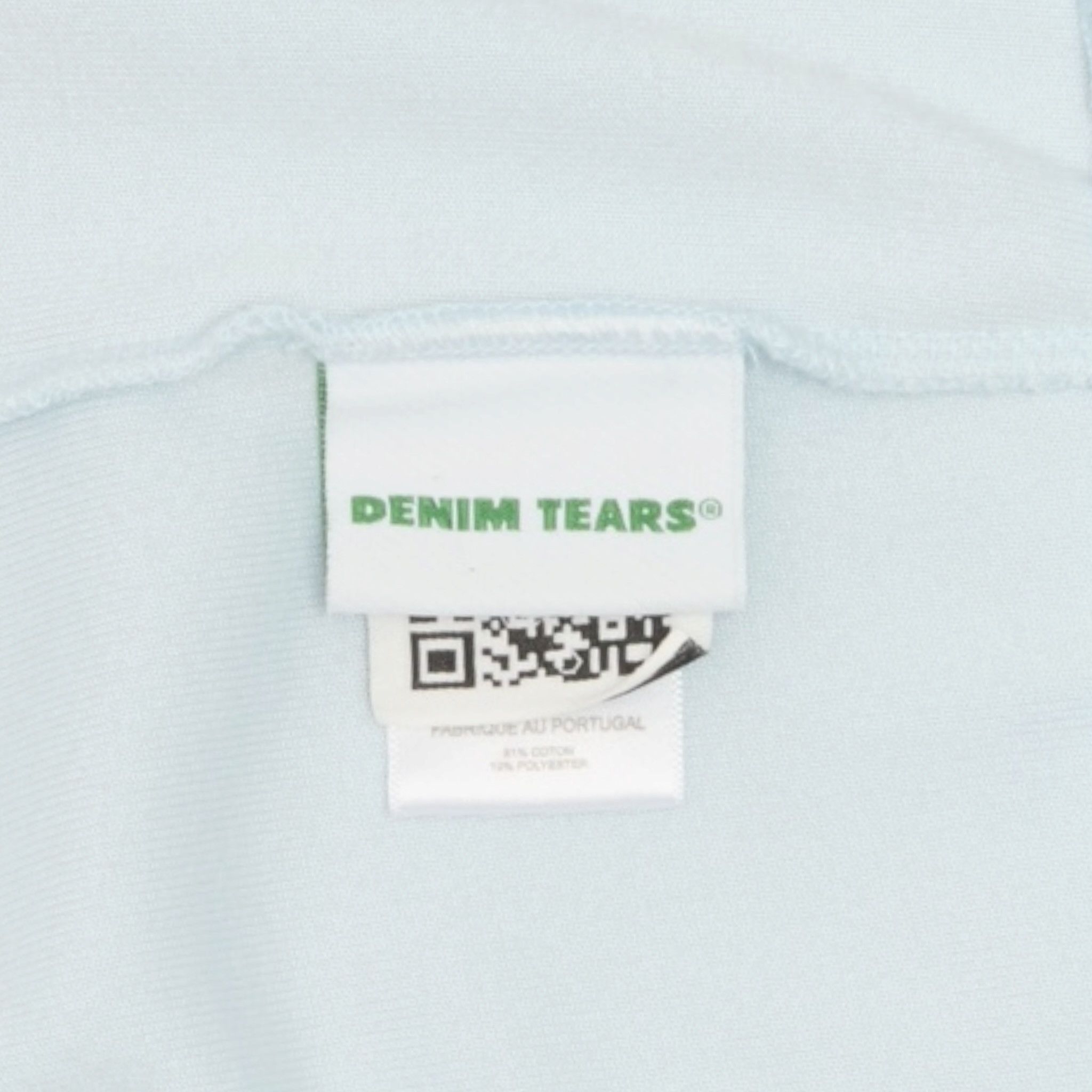 DENIM TEARS Velour Warmup Track Jacket Light Blue Size US L / EU 52-54 / 3 - 5 Thumbnail