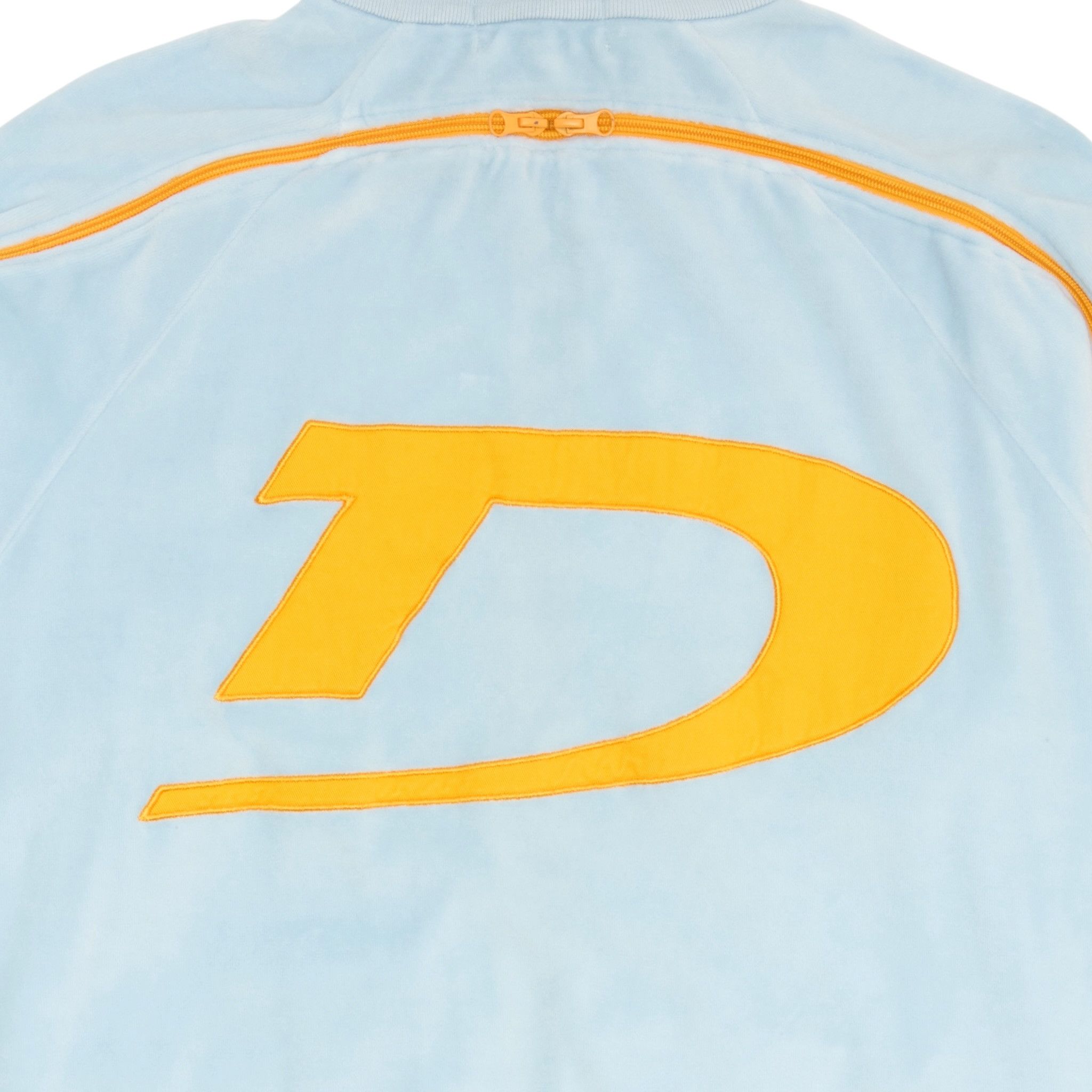 DENIM TEARS Velour Warmup Track Jacket Light Blue Size US L / EU 52-54 / 3 - 3 Thumbnail