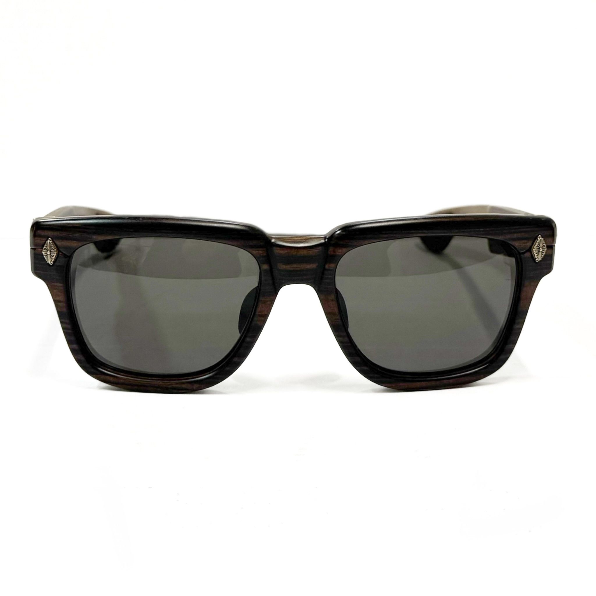 Chrome Hearts Lilith Wood Frame Sunglasses Brown Size ONE SIZE - 3 Thumbnail