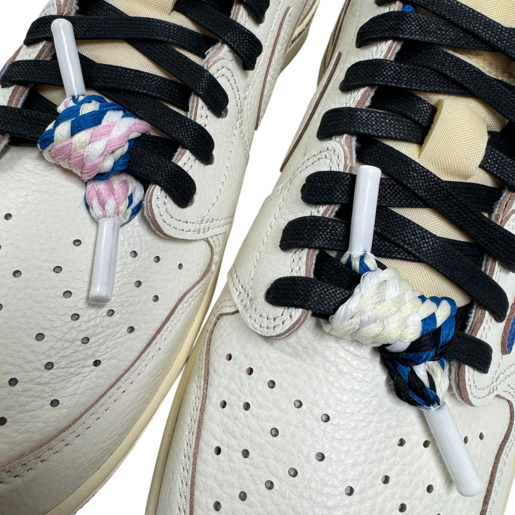 Nike 1 Retro Low OG SP Fragment x Travis Scott Sail Military Blu Size US 10.5 / EU 43-44 - 8 Thumbnail
