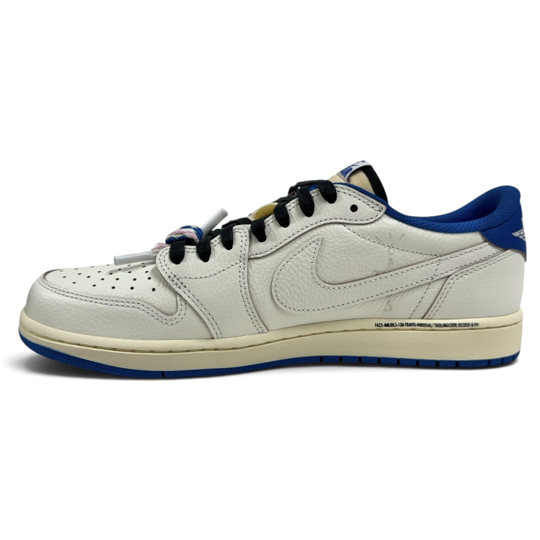 Nike 1 Retro Low OG SP Fragment x Travis Scott Sail Military Blu Size US 10.5 / EU 43-44 - 3 Thumbnail