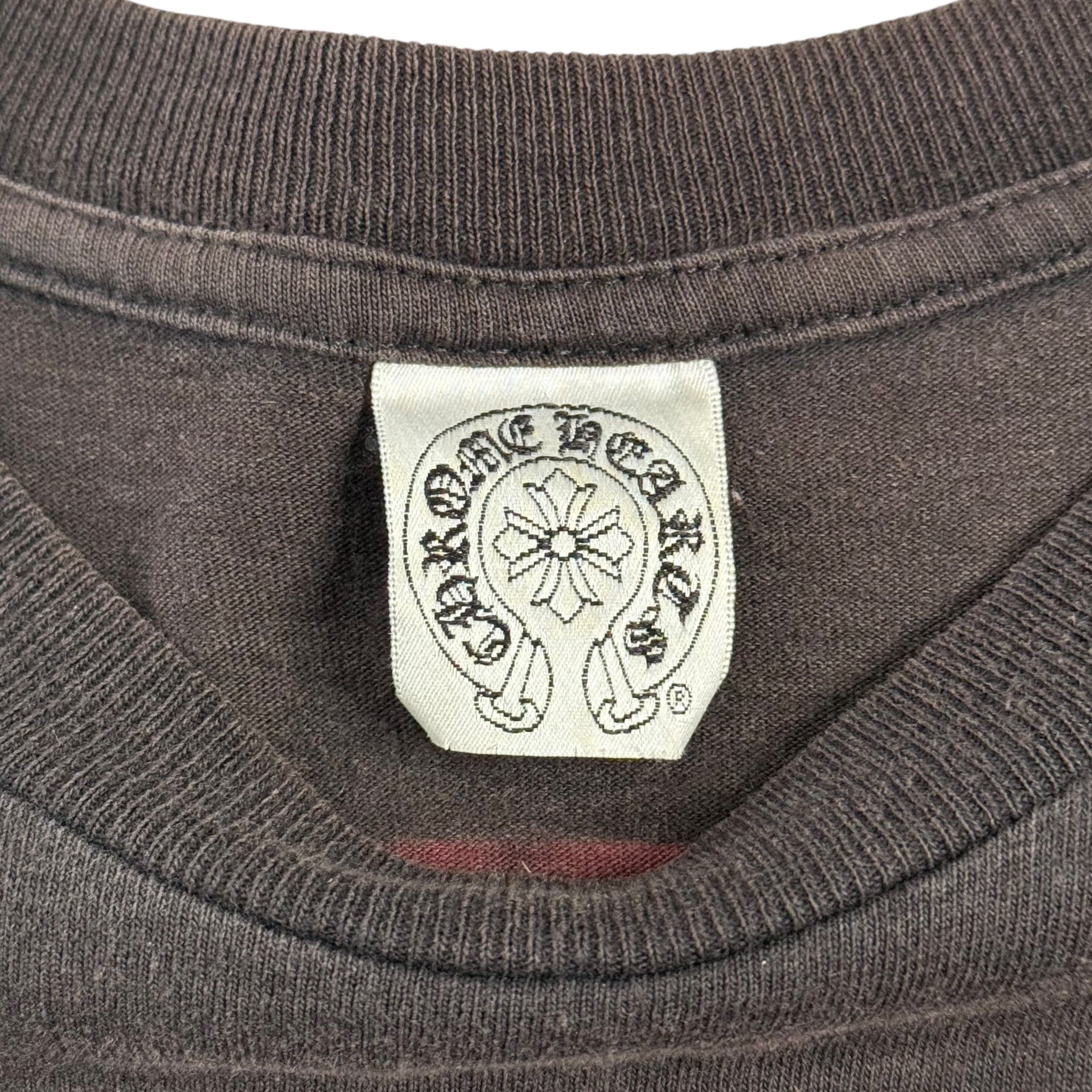 Chrome Hearts Vintage Horseshoe Pocket Short Sleeve Tee Shirt Black Gold Size US S / EU 44-46 / 1 - 5 Thumbnail