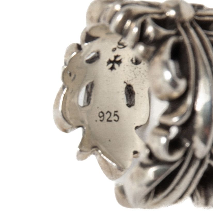 Chrome Hearts Double Floral Cross Ring (.925 Silver) Size ONE SIZE - 7 Thumbnail