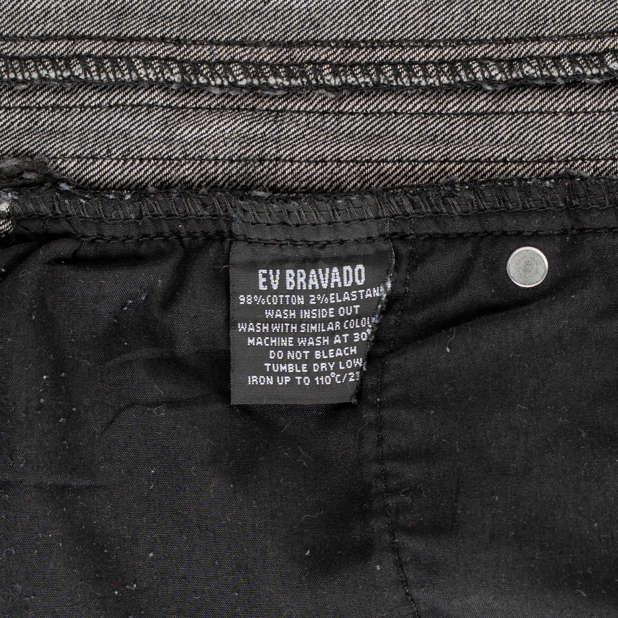 Who Decides War Do You Think Im Crazy Jeans White Black Size US 34 / EU 50 - 6 Thumbnail