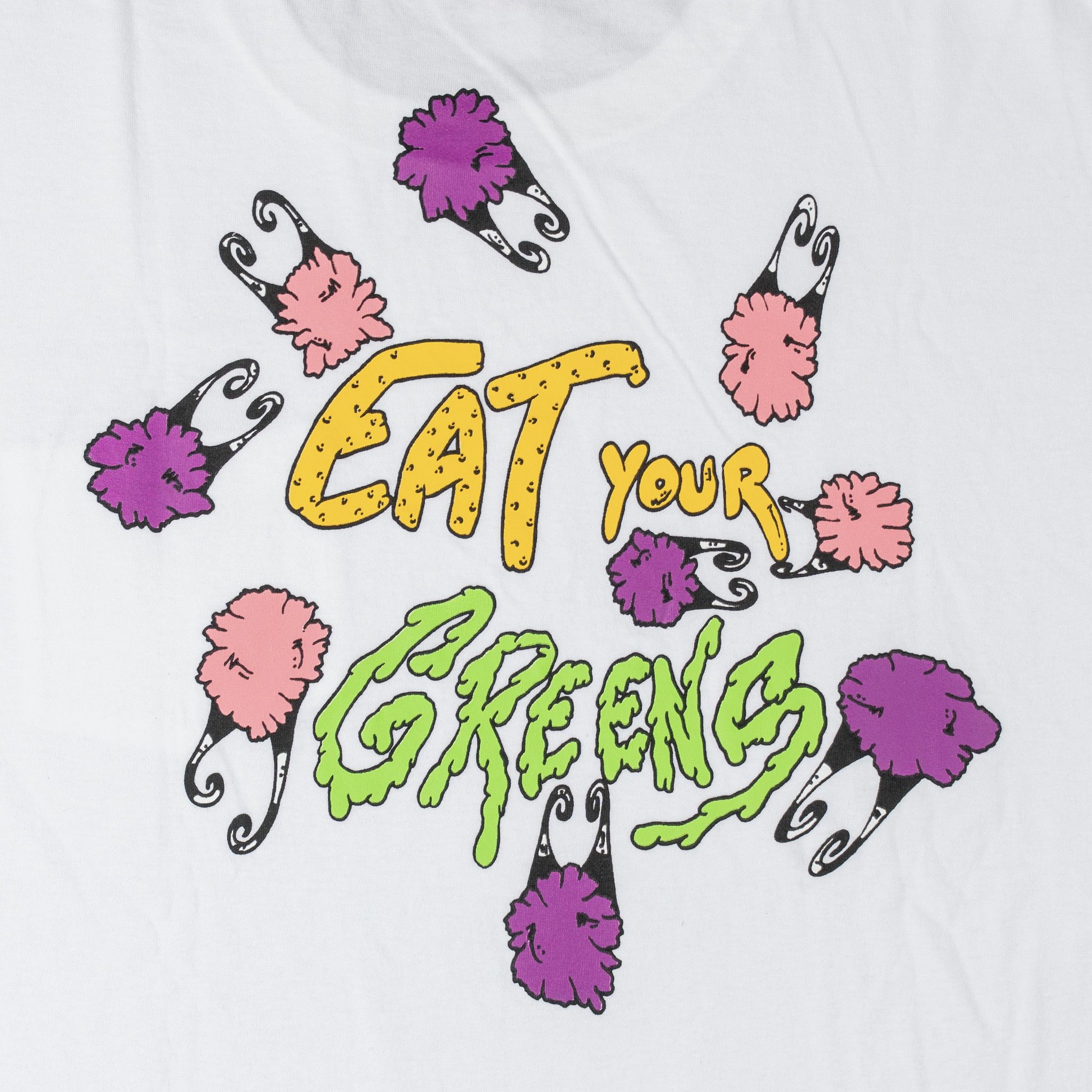 Matty Boy Anti Promo Eat Your Greens Logo Short Sleeve Tee Shirt Whit Size US XL / EU 56 / 4 - 3 Thumbnail