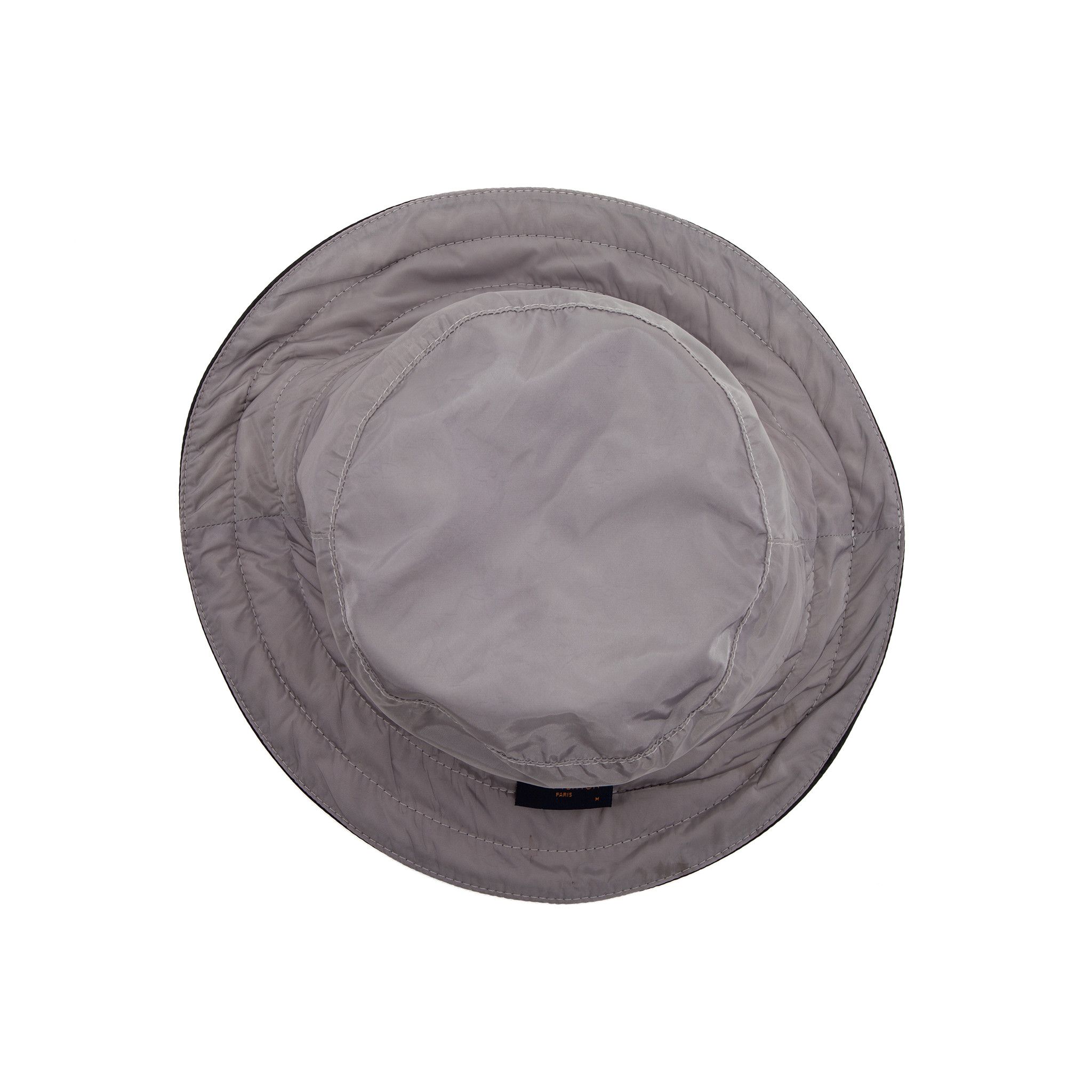 Louis Vuitton Padded Monogram Reversible Bucket Hat Black Grey Size ONE SIZE - 7 Thumbnail