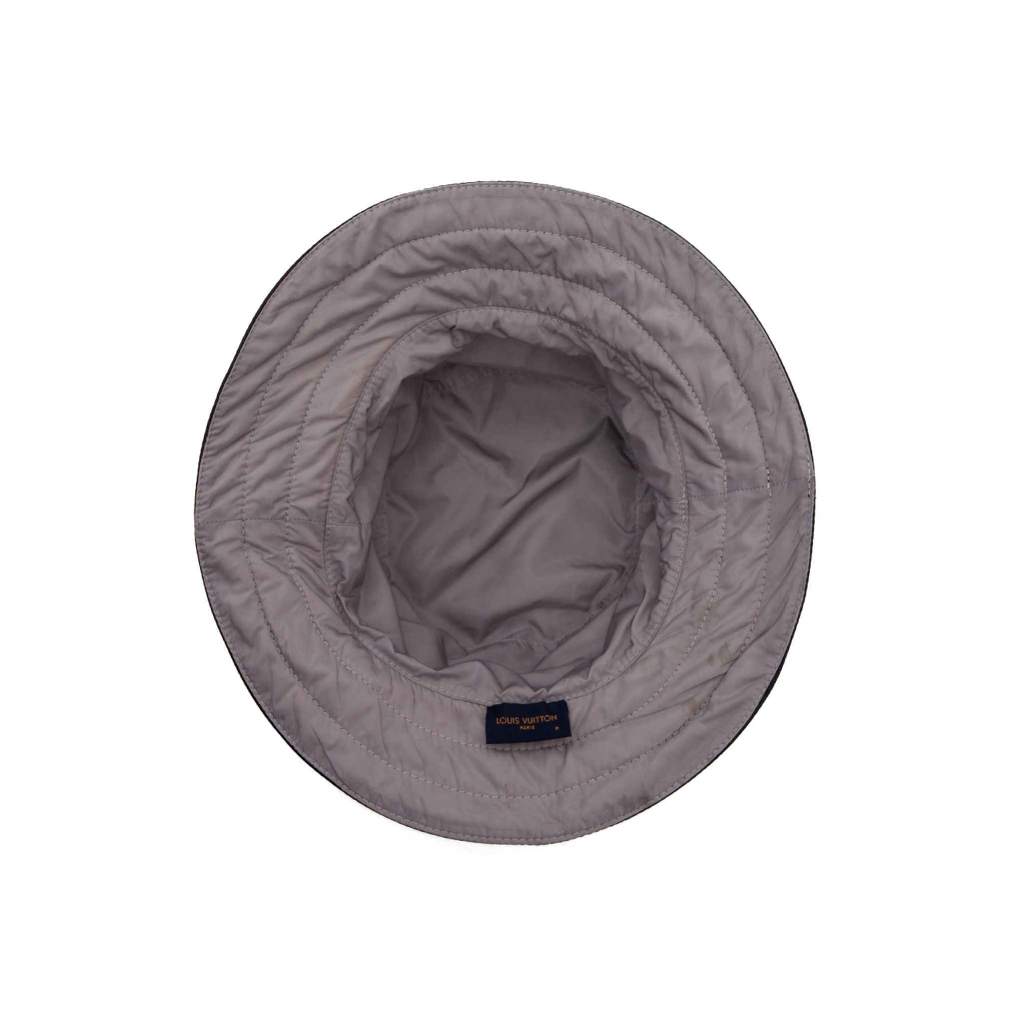 Louis Vuitton Padded Monogram Reversible Bucket Hat Black Grey Size ONE SIZE - 8 Thumbnail