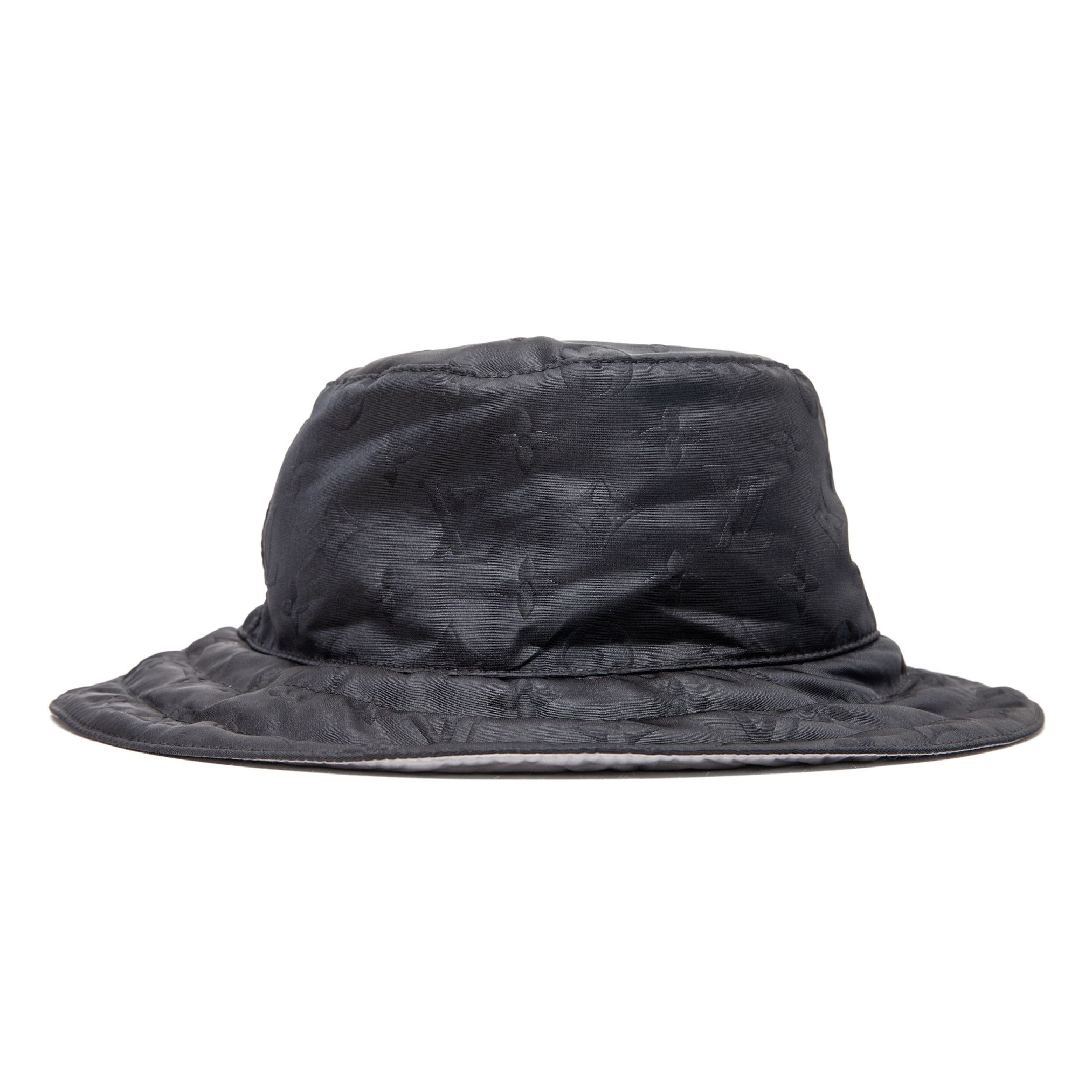 Louis Vuitton Padded Monogram Reversible Bucket Hat Black Grey Size ONE SIZE - 2 Thumbnail