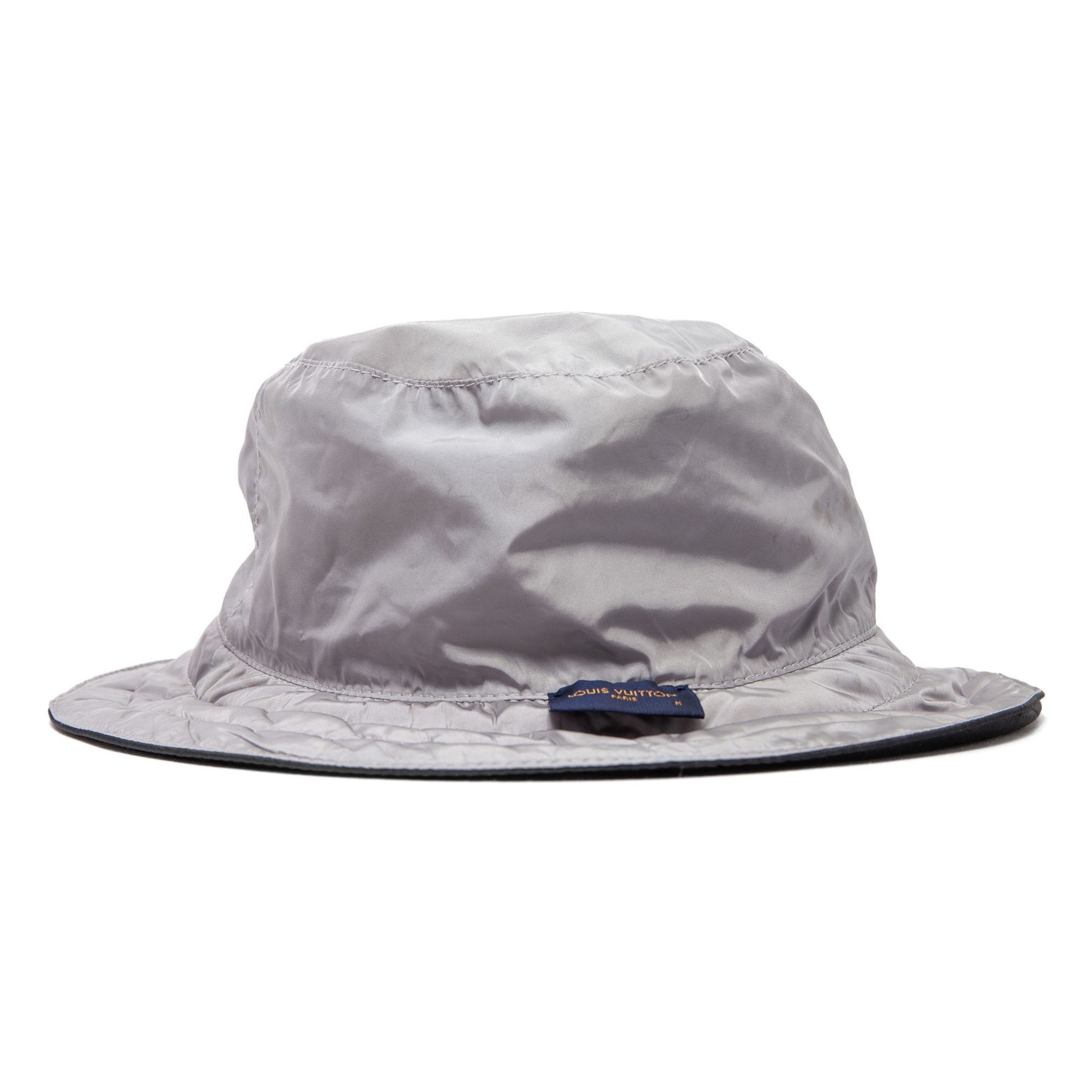 Louis Vuitton Padded Monogram Reversible Bucket Hat Black Grey Size ONE SIZE - 6 Thumbnail