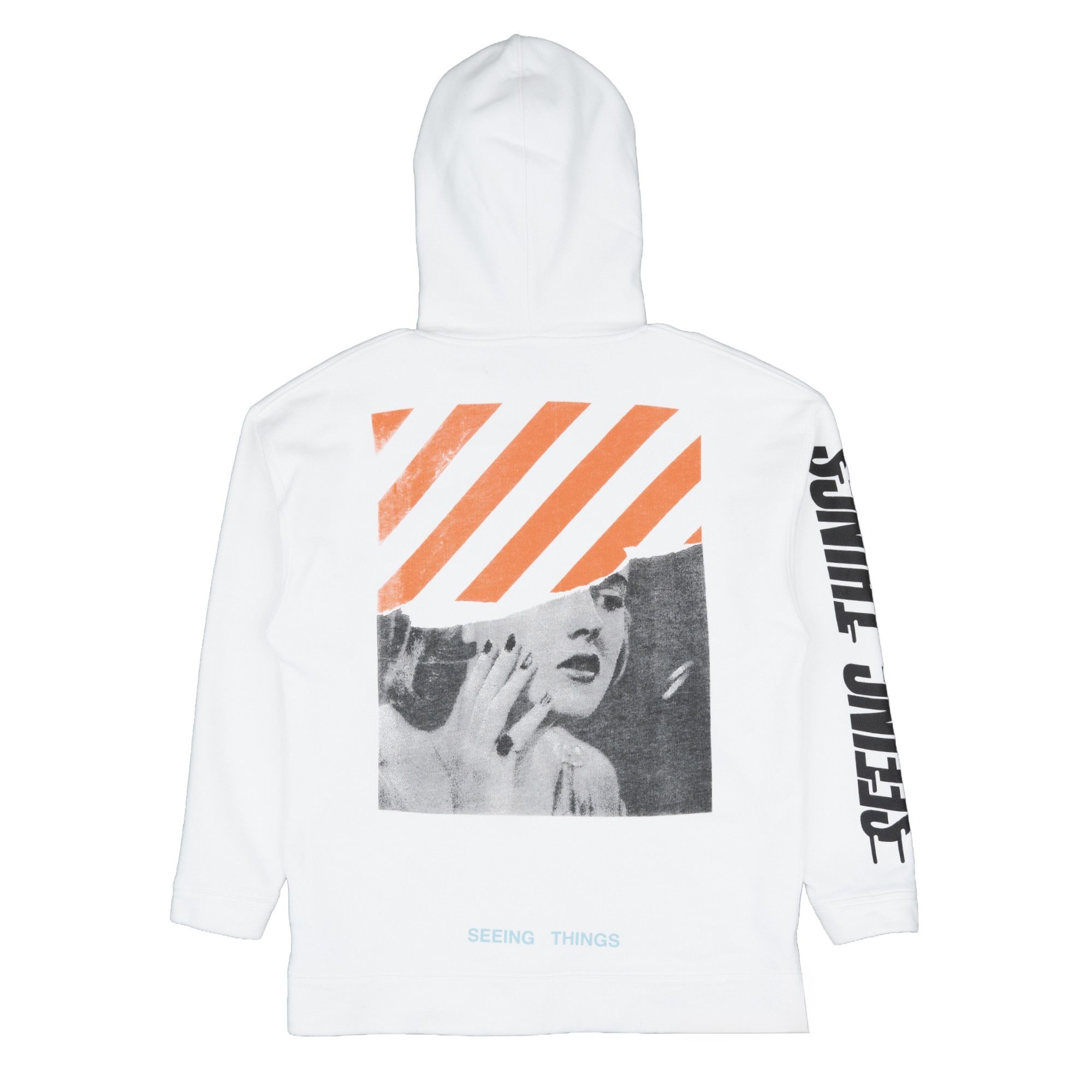 Off-White Photocopy Logo Hooded Sweatshirt White Multi Size US XS / EU 42 / 0 - 2 Thumbnail