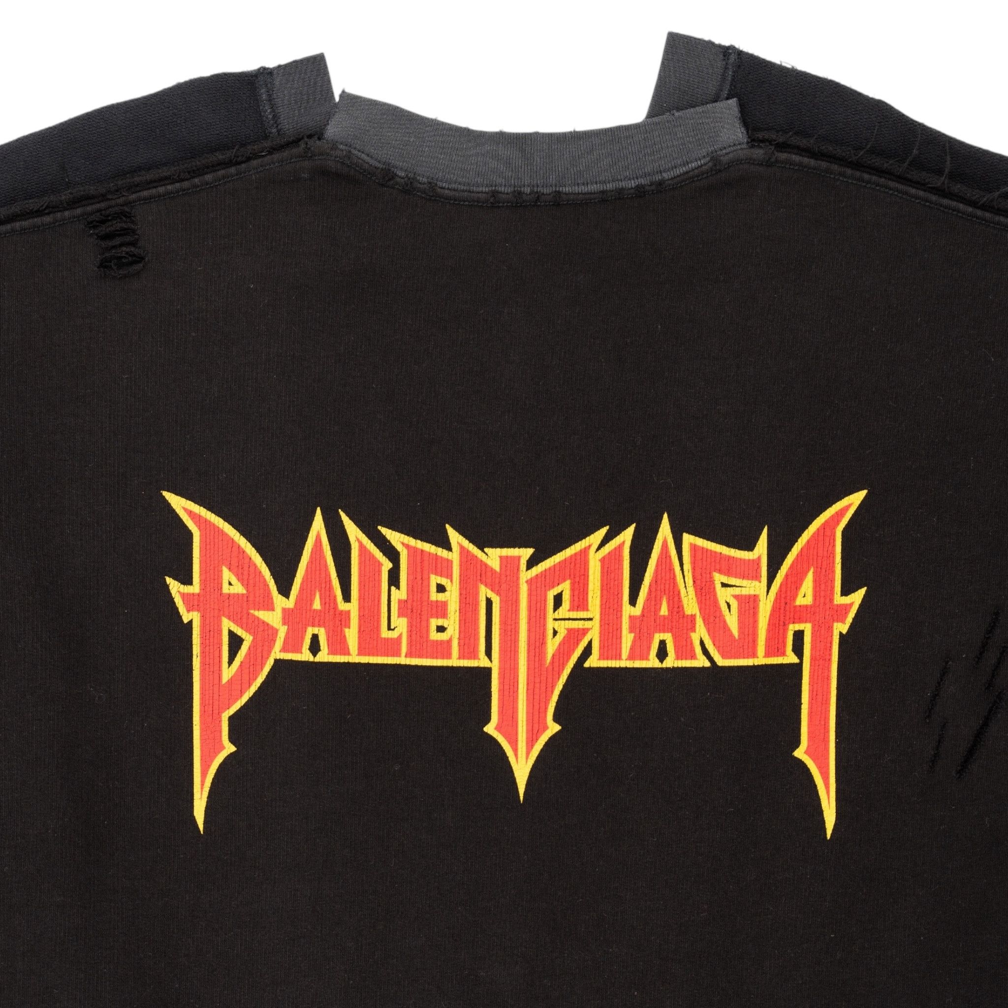 Balenciaga Speed Hunters Upside Down Hooded Sweatshirt Black Multi Size US M / EU 48-50 / 2 - 5 Thumbnail
