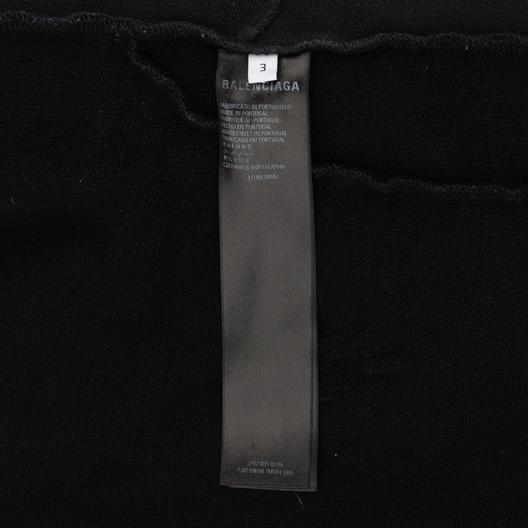 Balenciaga Speed Hunters Upside Down Hooded Sweatshirt Black Multi Size US M / EU 48-50 / 2 - 8 Thumbnail
