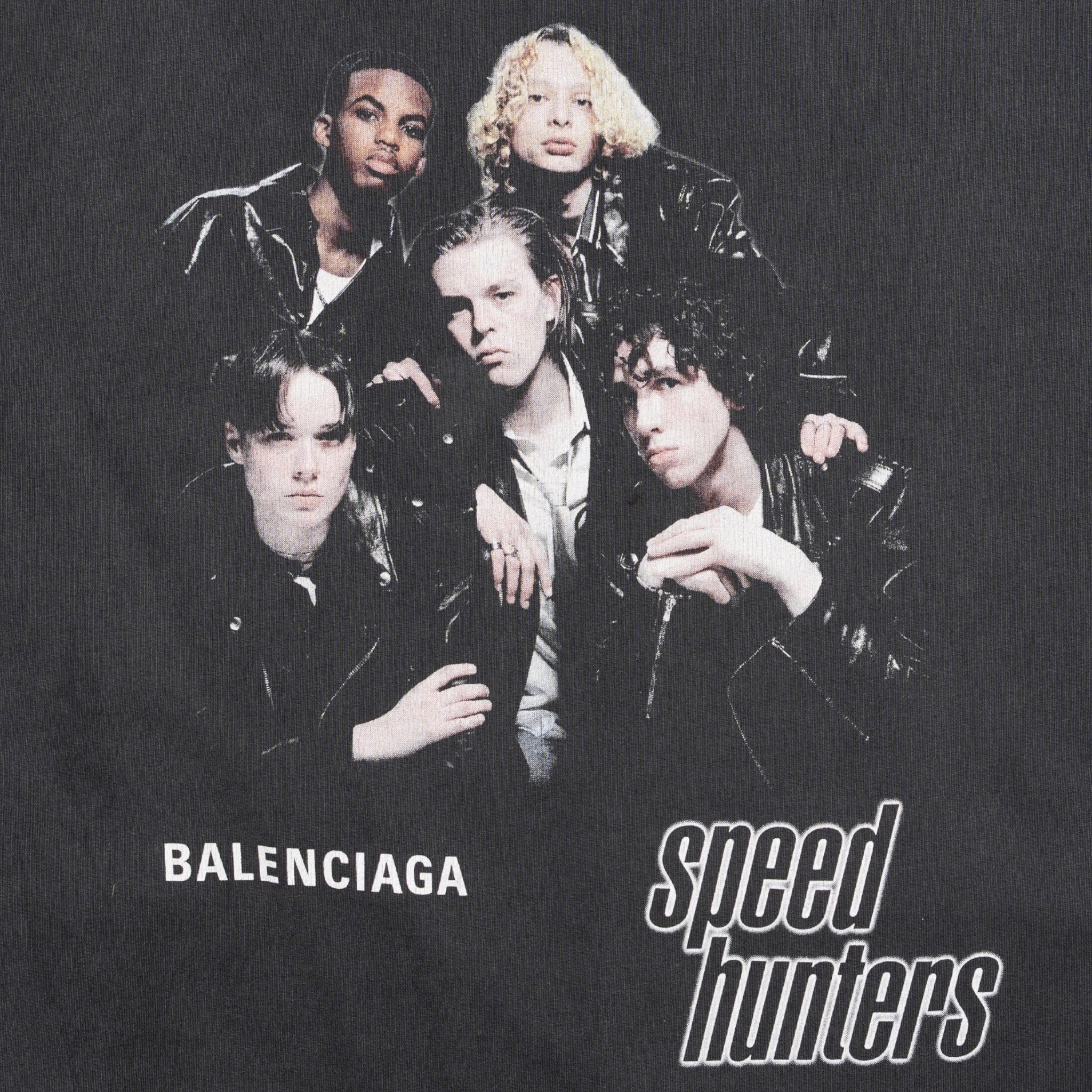 Balenciaga Speed Hunters Upside Down Hooded Sweatshirt Black Multi Size US M / EU 48-50 / 2 - 3 Thumbnail