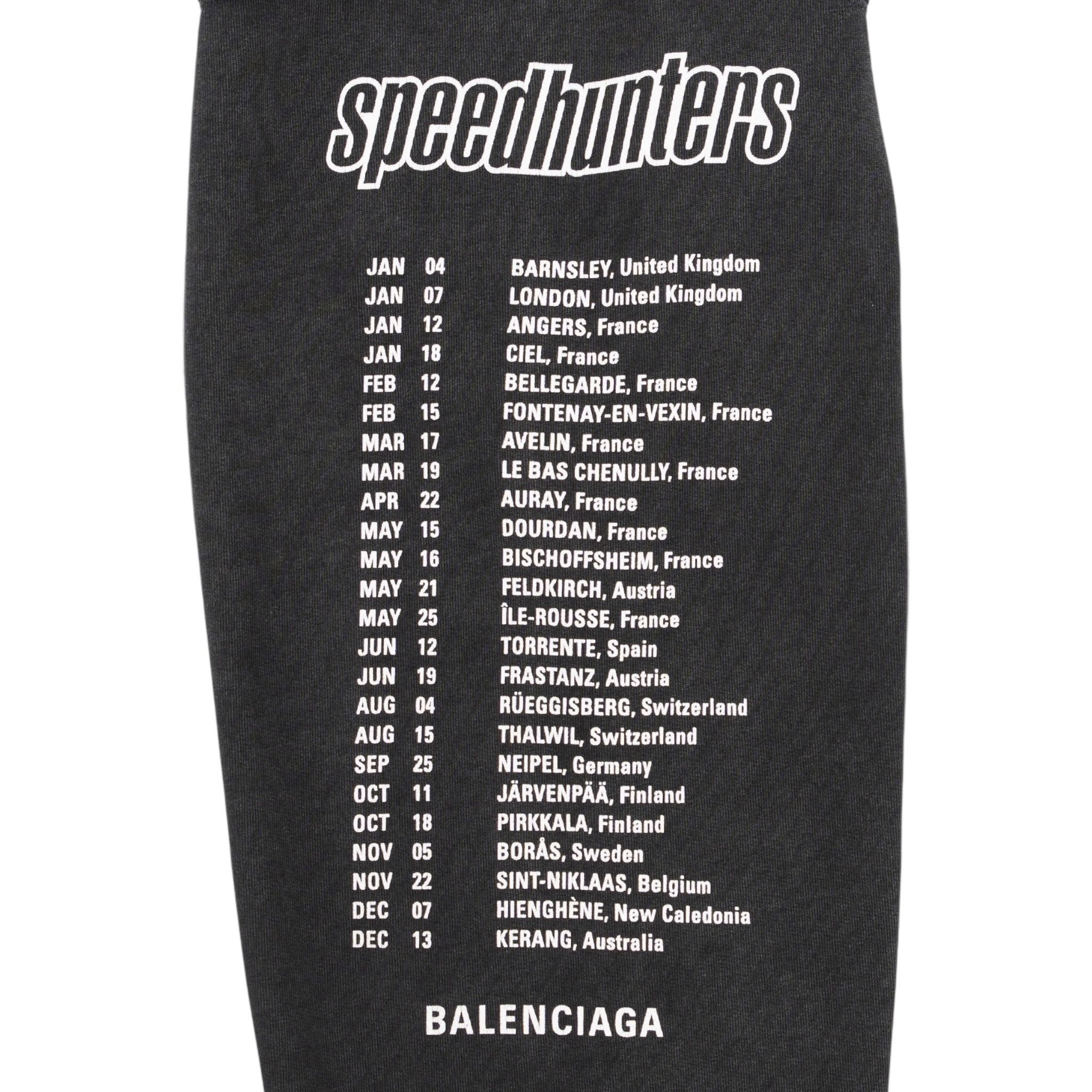 Balenciaga Speed Hunters Upside Down Hooded Sweatshirt Black Multi Size US M / EU 48-50 / 2 - 4 Thumbnail