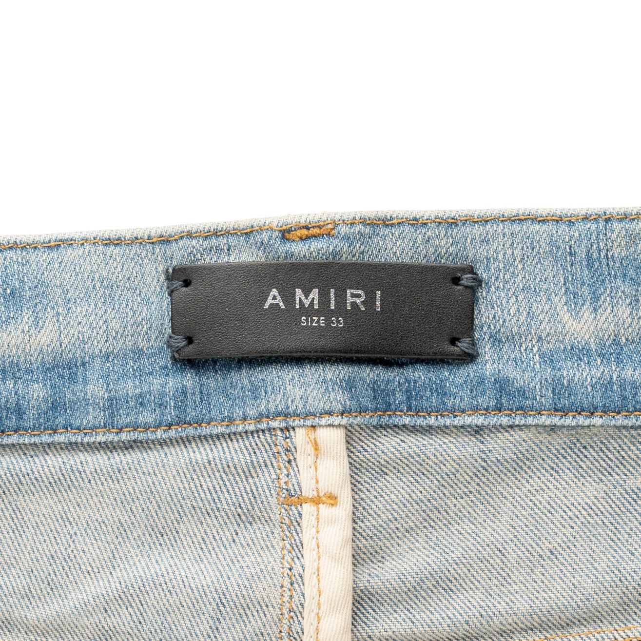 Amiri Amiri Art Patch Jeans Clay Indigo Multi Size US 33 - 4 Thumbnail