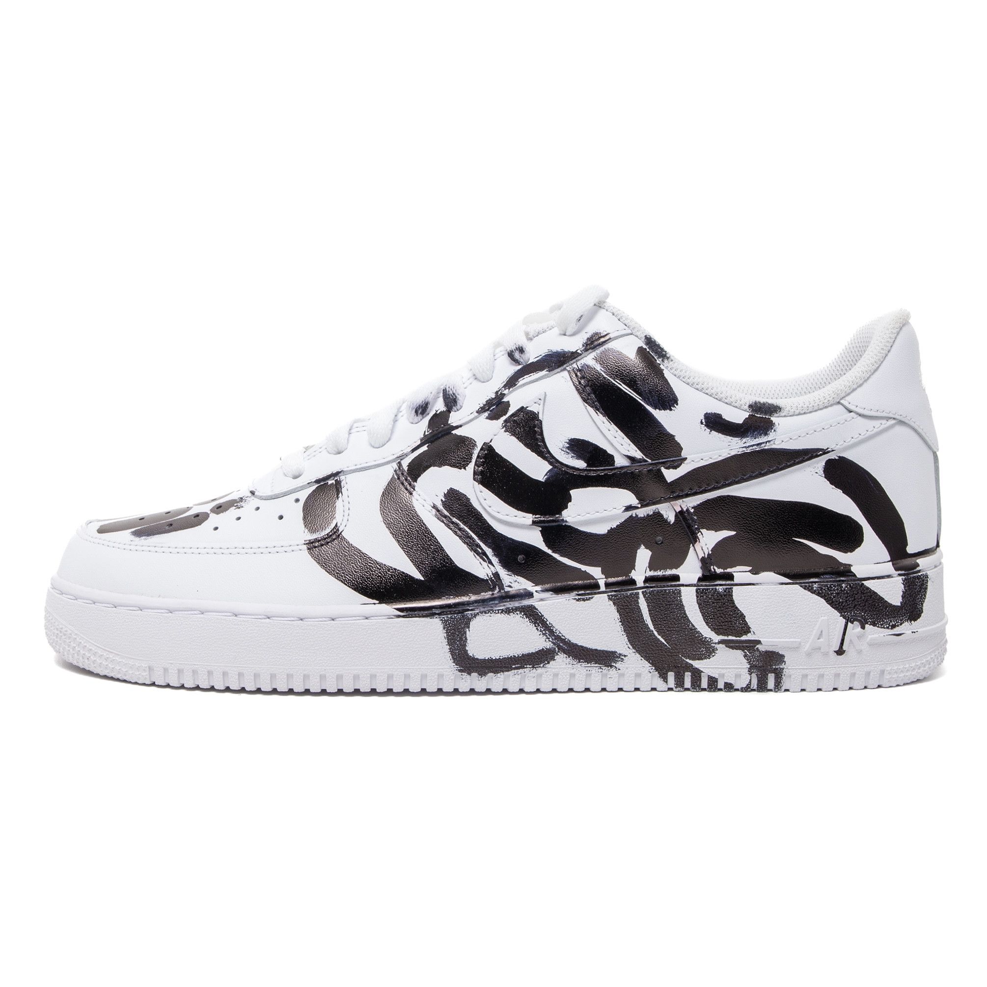 Nike Air Force 1 Low '07 Lil Yachty x Slawn White Black (Custom Size US 13 / EU 46 - 2 Thumbnail
