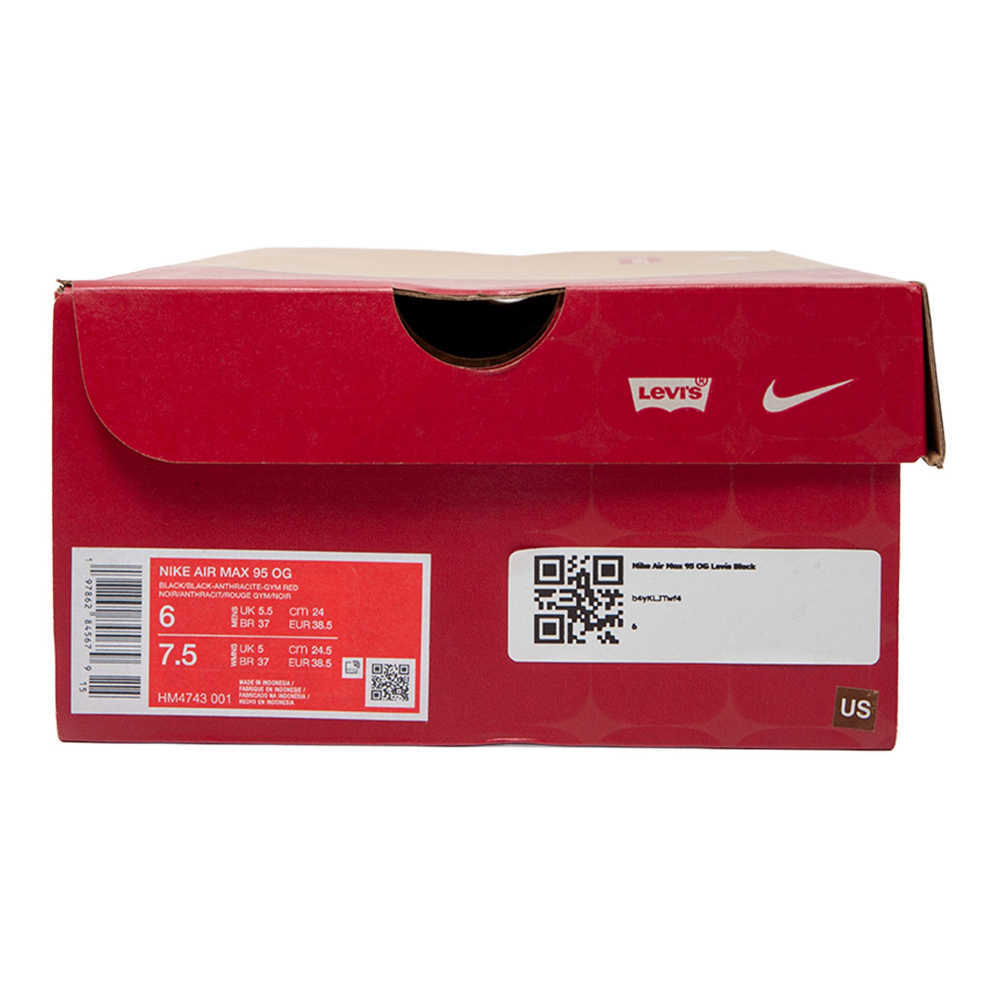 Nike Air Max 95 OG Levis Black Size US 6 / EU 39 - 10 Thumbnail