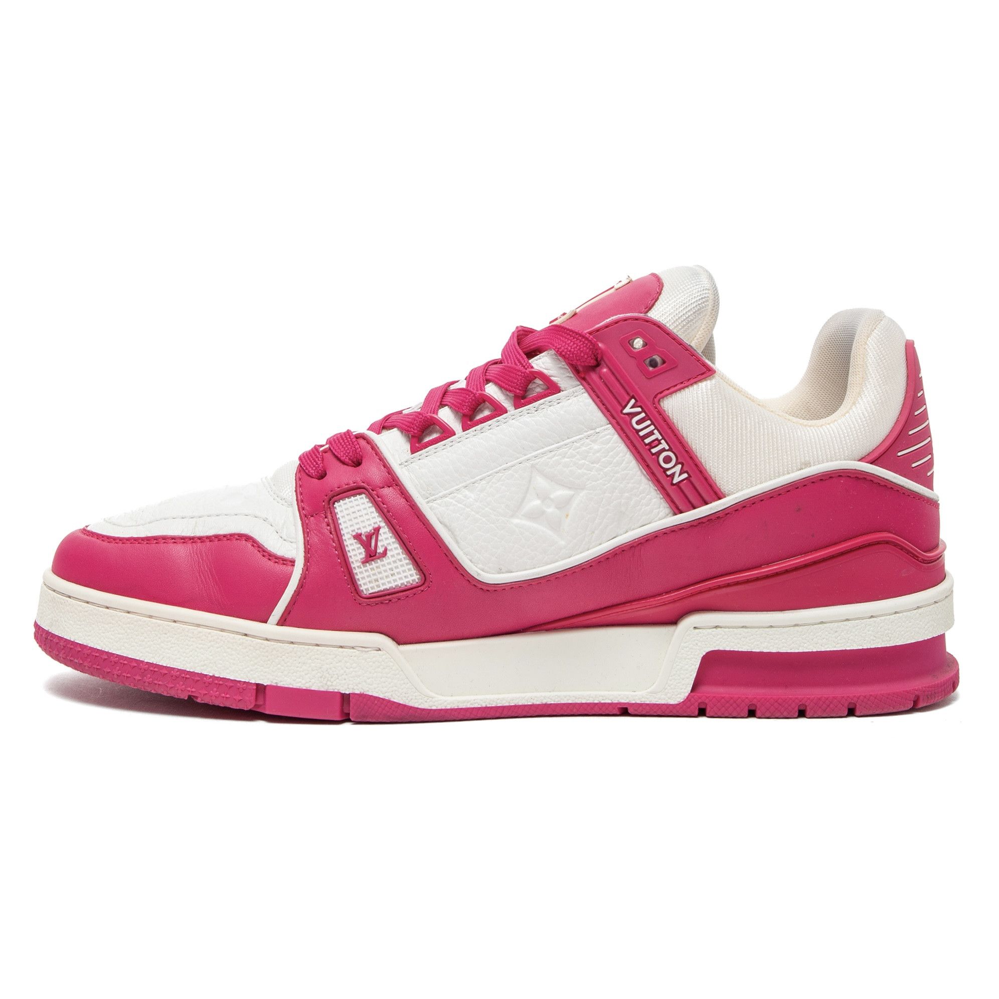 Louis Vuitton LV Trainer Low Fuchsia Size US 8.5 / EU 41-42 - 3 Thumbnail