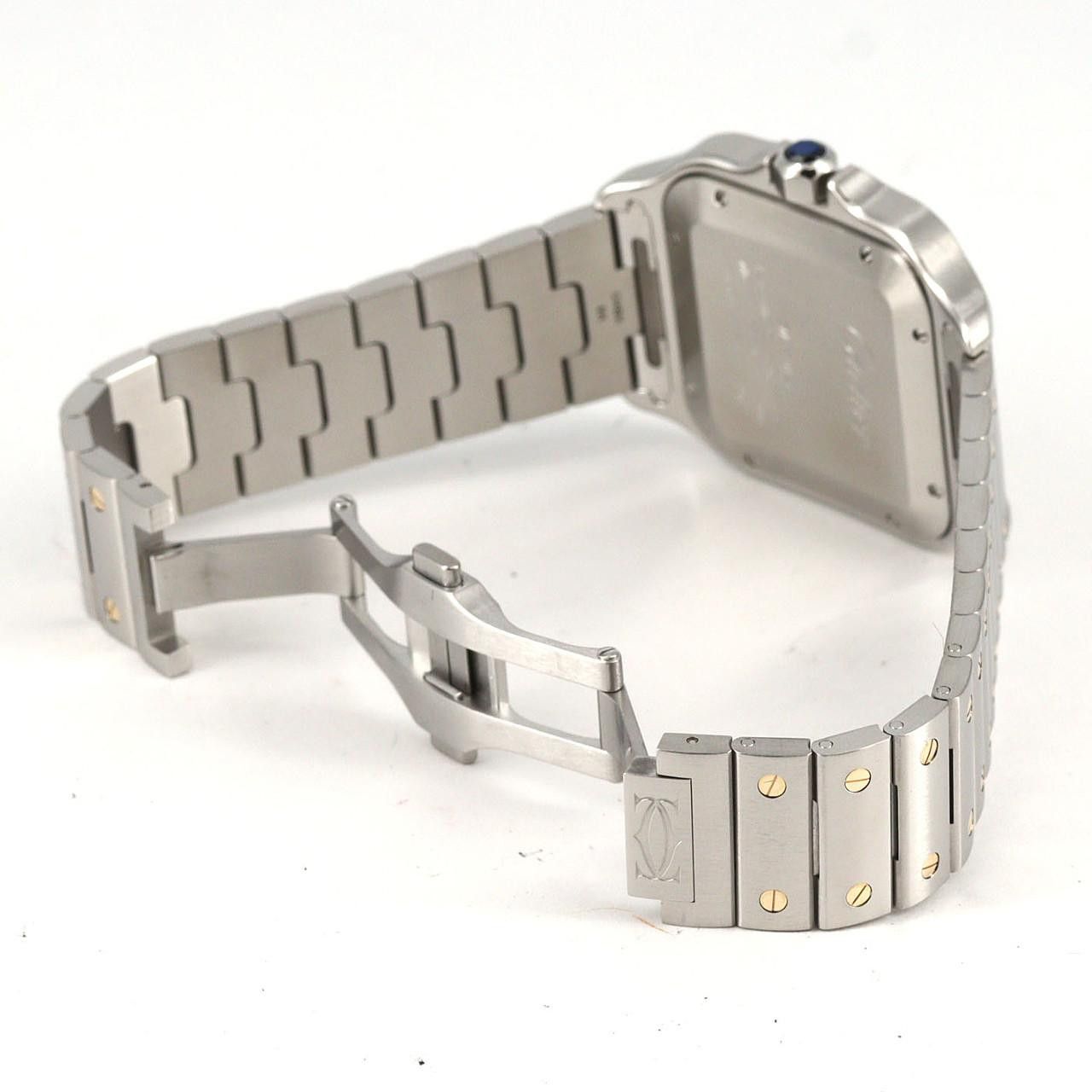 Cartier Cartier Cartier Santos de Cartier Stainless Steel Yellow Gold Automatic Metal Automatic W2SA0009 DUTY FREE for USA Size ONE SIZE - 7 Thumbnail