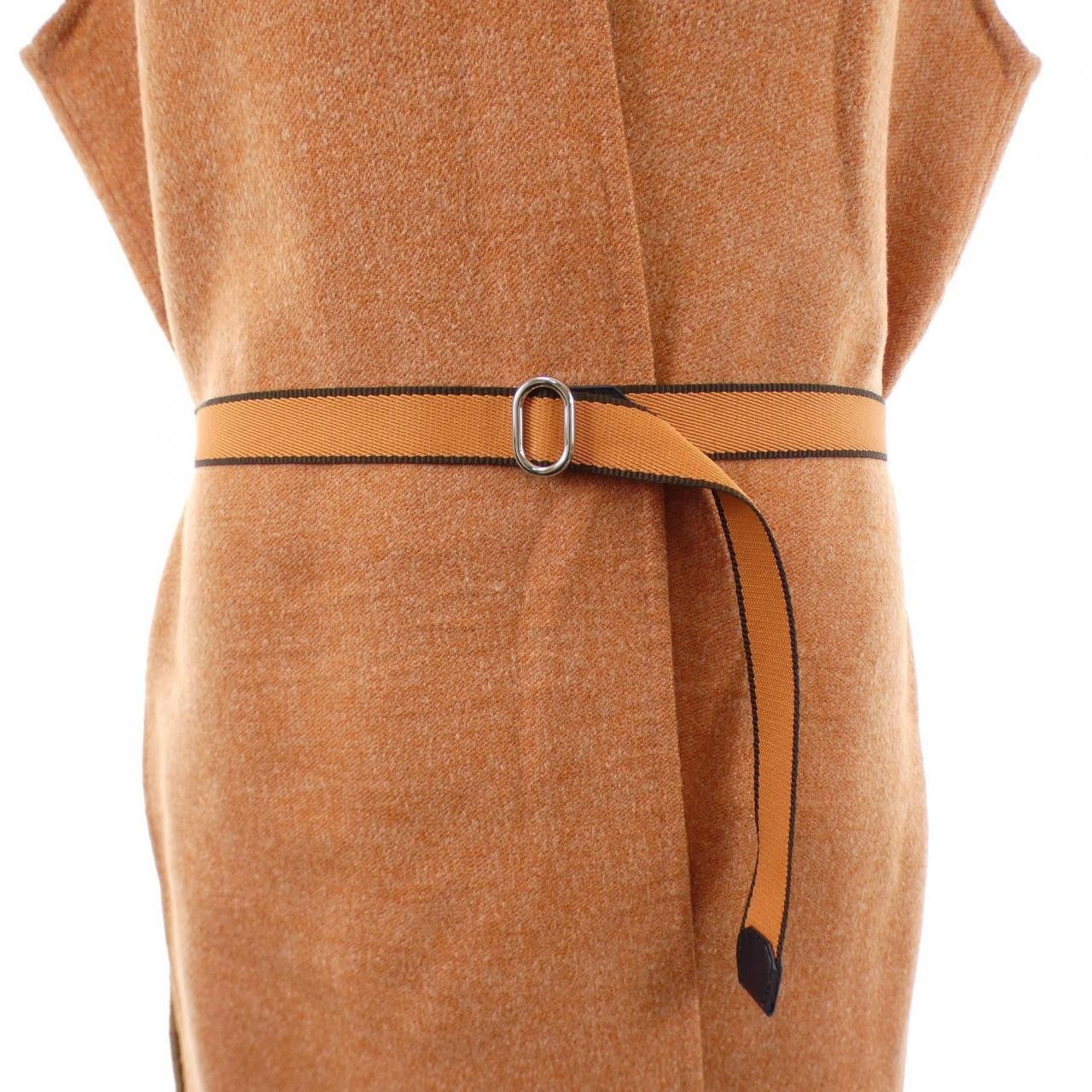 Hermes Hermes Hermes Cashmere Long Vest Textile Outerwear DUTY FREE for USA Size ONE SIZE - 7 Thumbnail