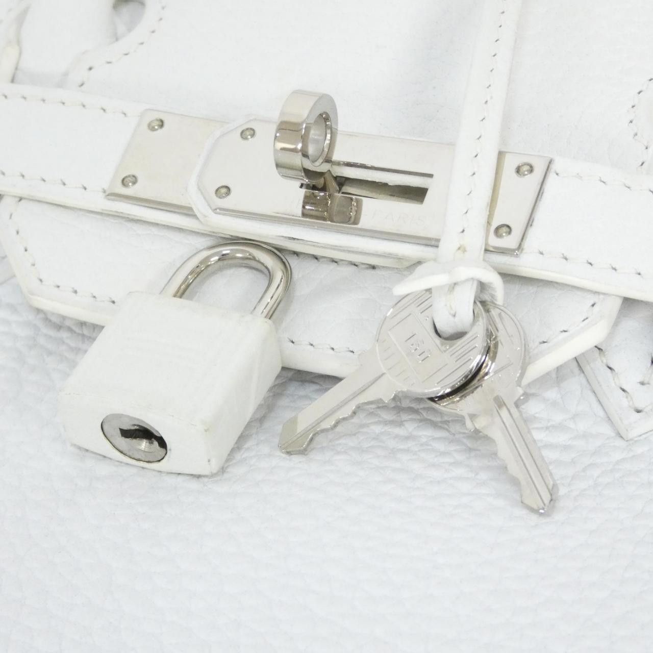 Hermes Hermes Hermes Birkin25 Taurillon Clemence Leather Handbag X DUTY FREE for USA Size ONE SIZE - 7 Thumbnail