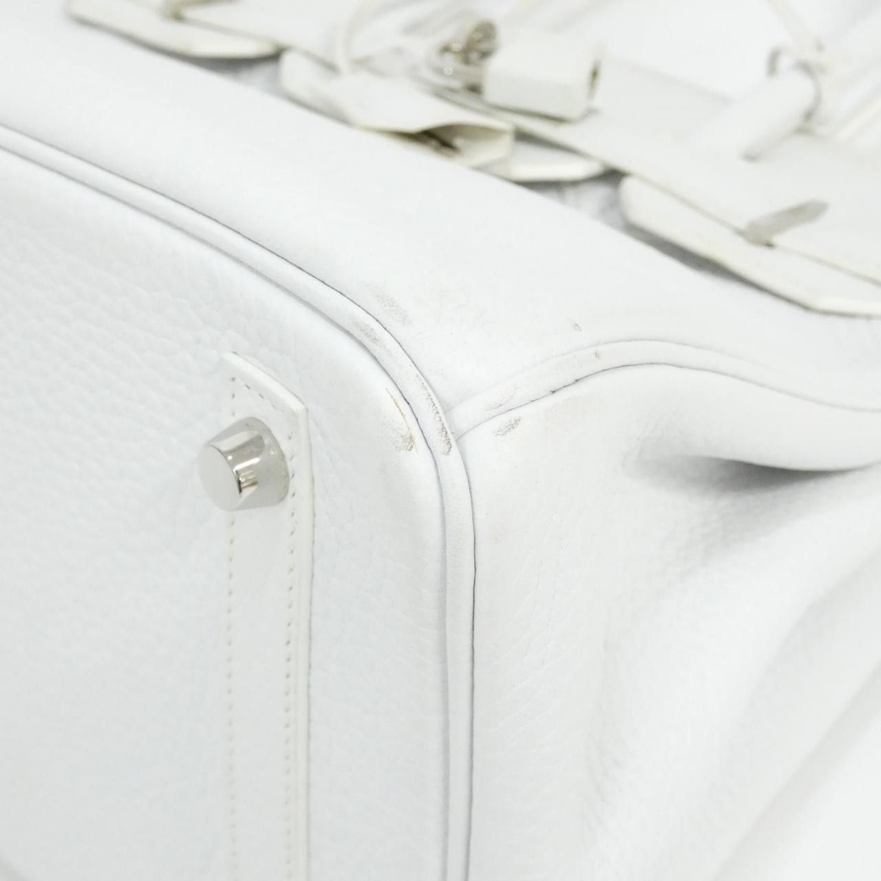 Hermes Hermes Hermes Birkin25 Taurillon Clemence Leather Handbag X DUTY FREE for USA Size ONE SIZE - 3 Thumbnail