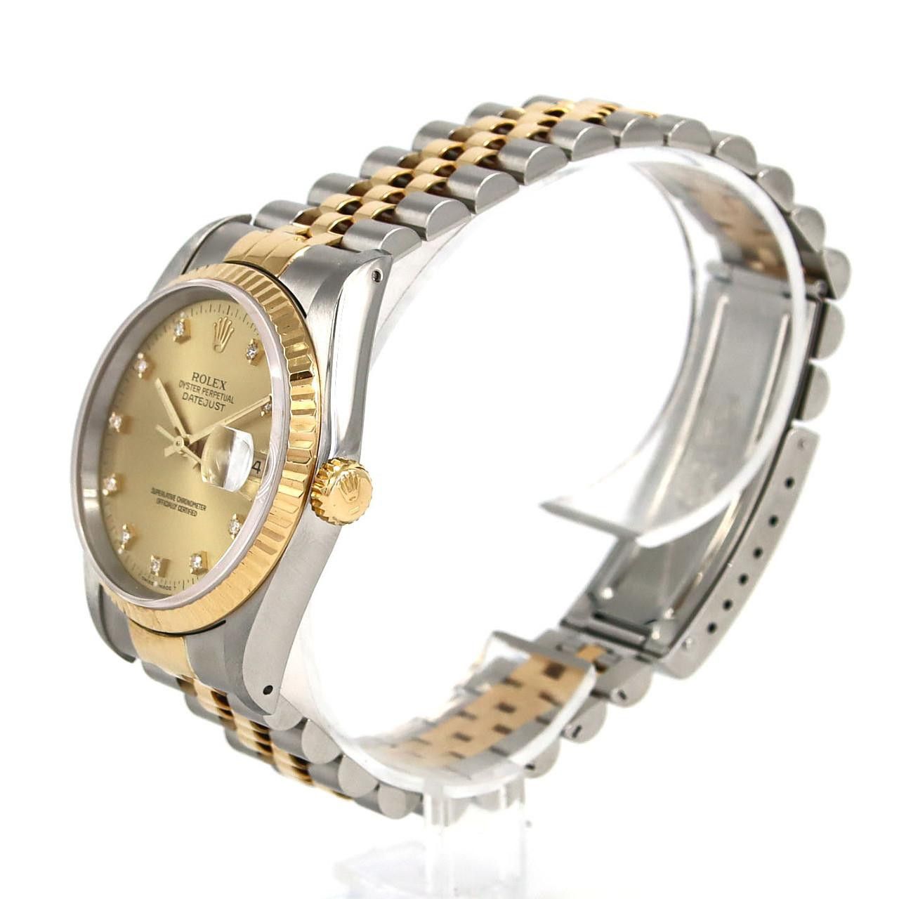 Rolex Rolex Rolex Datejust Stainless Steel Yellow Gold Automatic Metal Automatic 16233G DUTY FREE for USA Size ONE SIZE - 2 Thumbnail