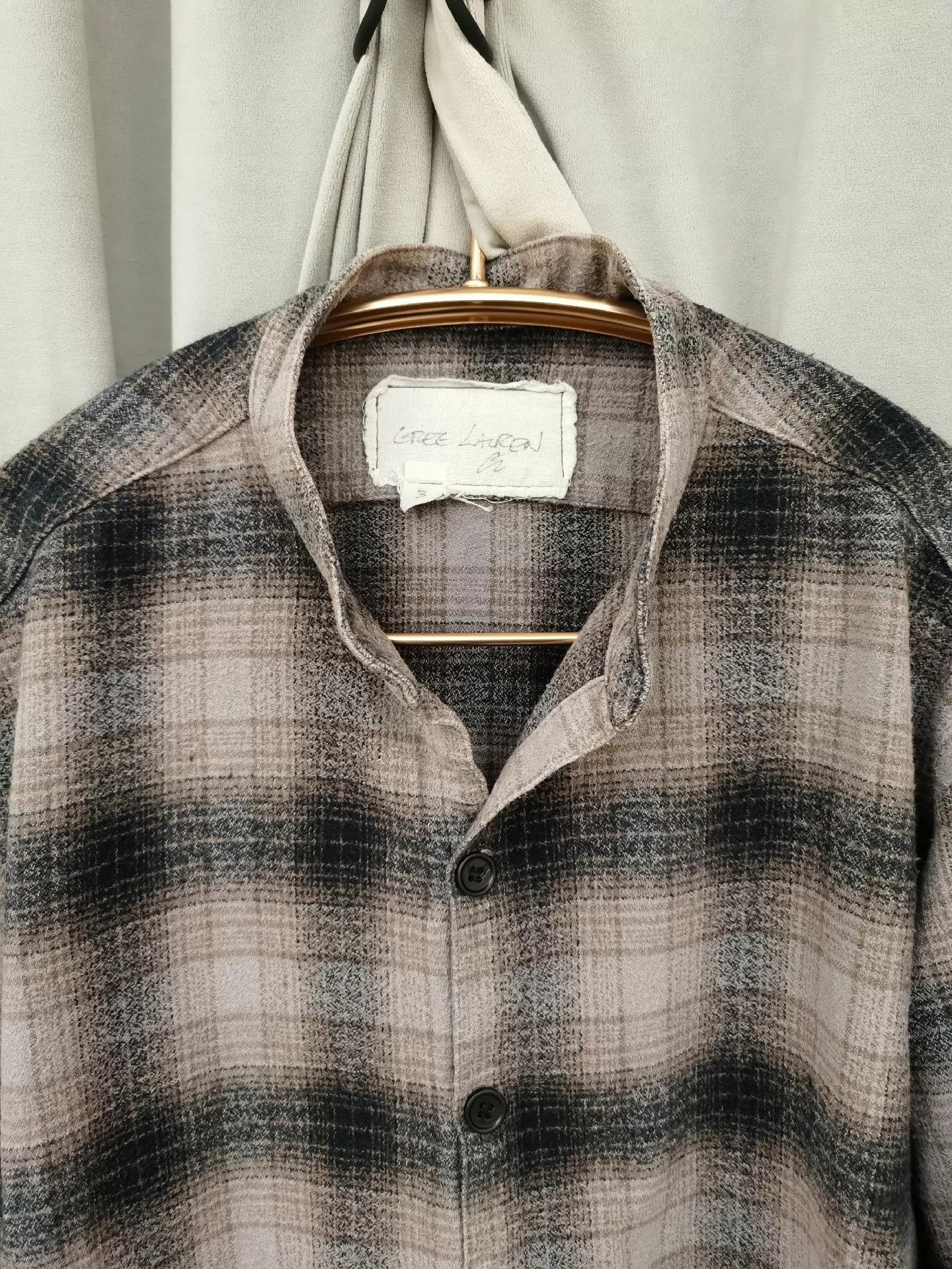 Greg Lauren Vintage Distressed Button-Up Shirt Size US L / EU 52-54 / 3 - 3 Thumbnail