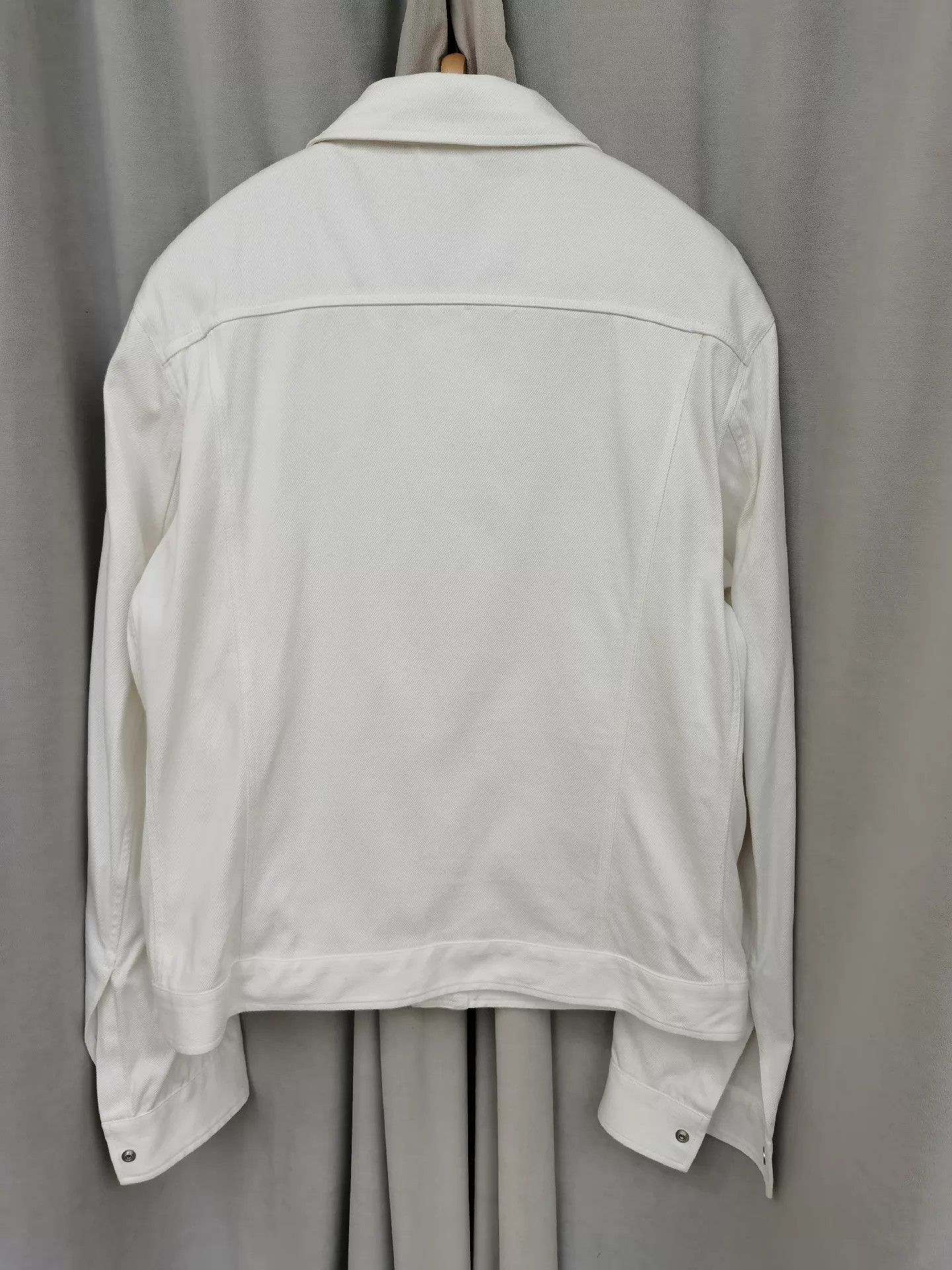 Ermenegildo Zegna Classic White Denim Jacket in Size S Size US S / EU 44-46 / 1 - 2 Thumbnail