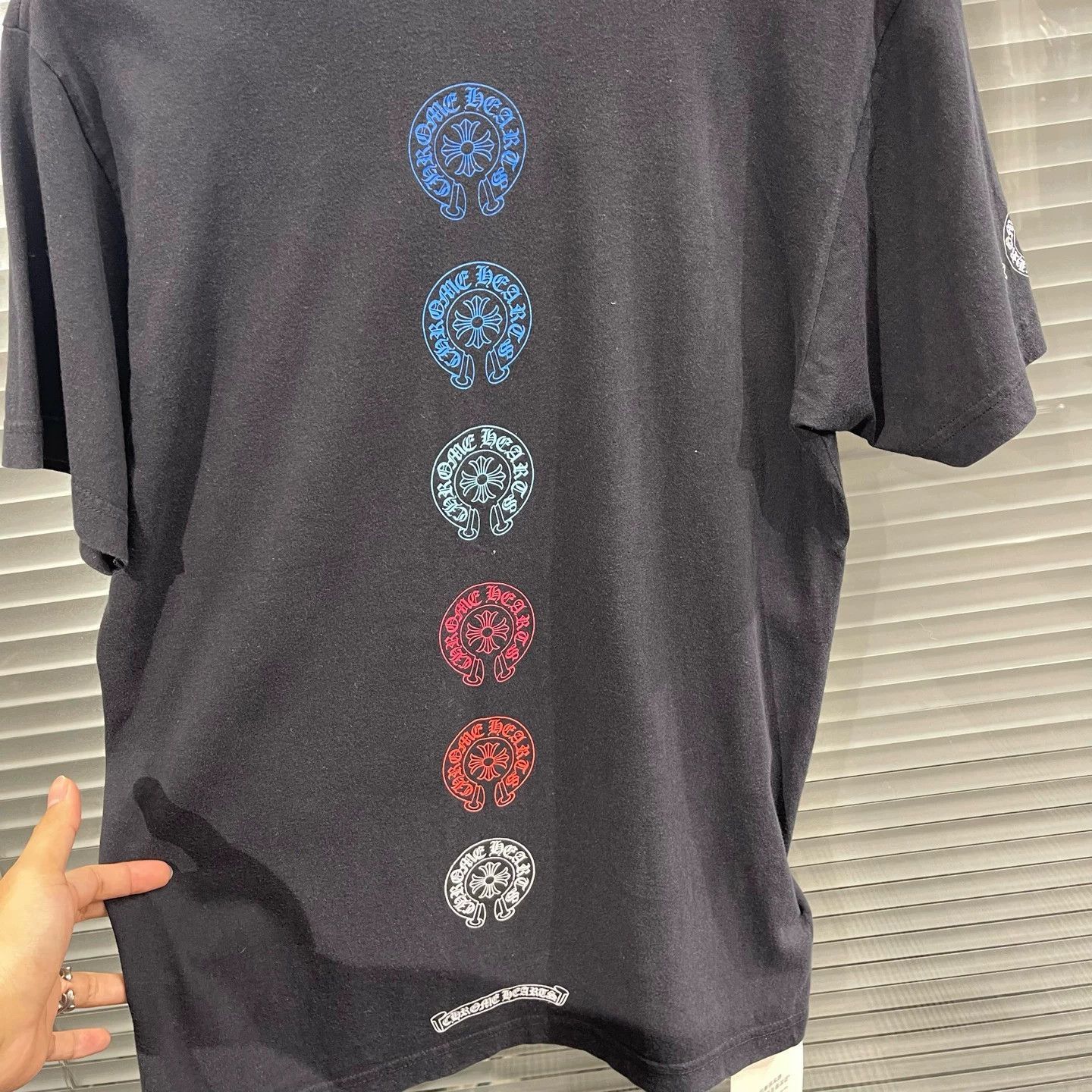 Chrome Hearts Vibrant Black Short Sleeve Tee Size US M / EU 48-50 / 2 - 6 Thumbnail
