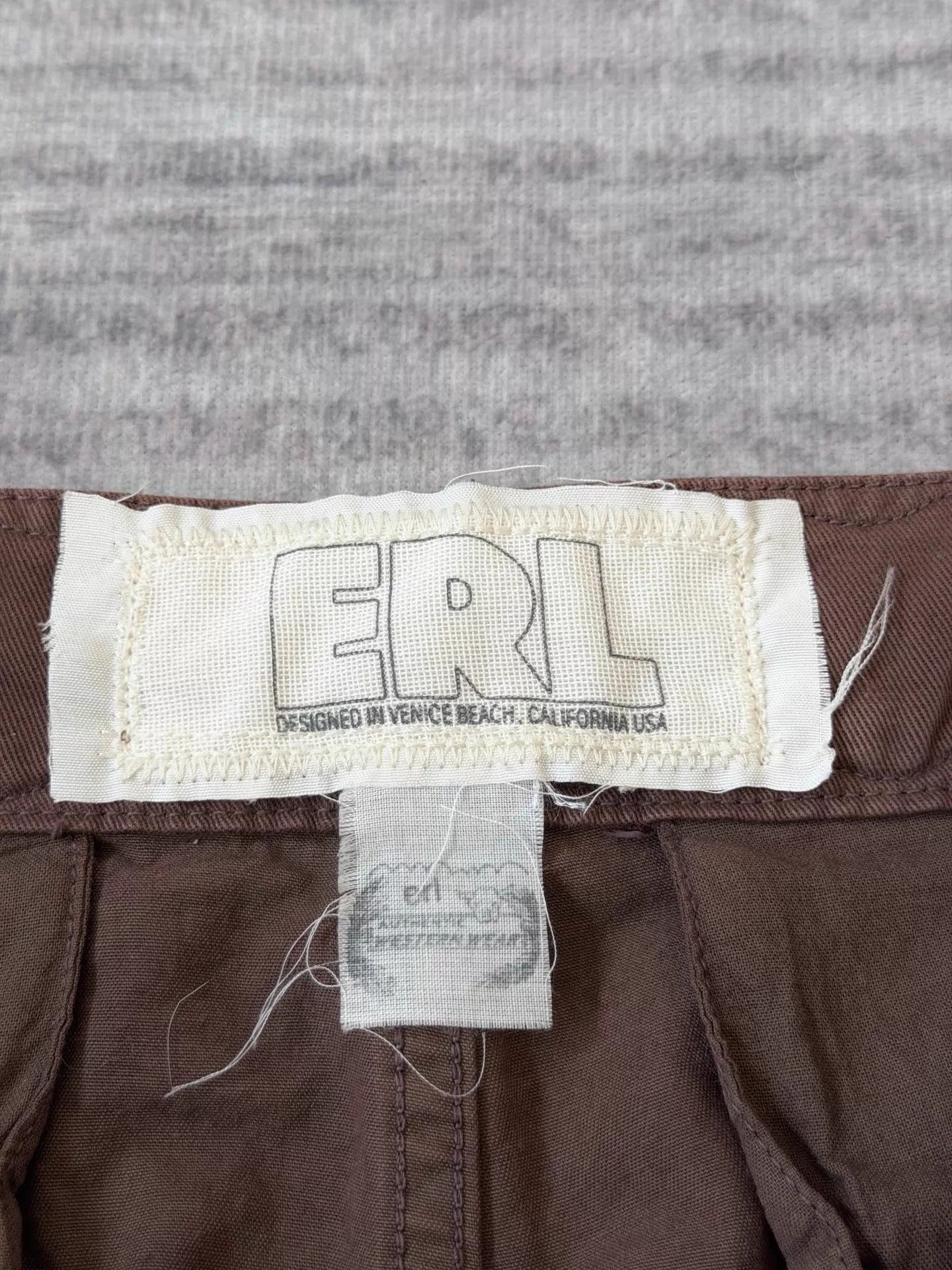 ERL Brown Removable Zip Cargo Shorts Size US 30 / EU 46 - 7 Thumbnail