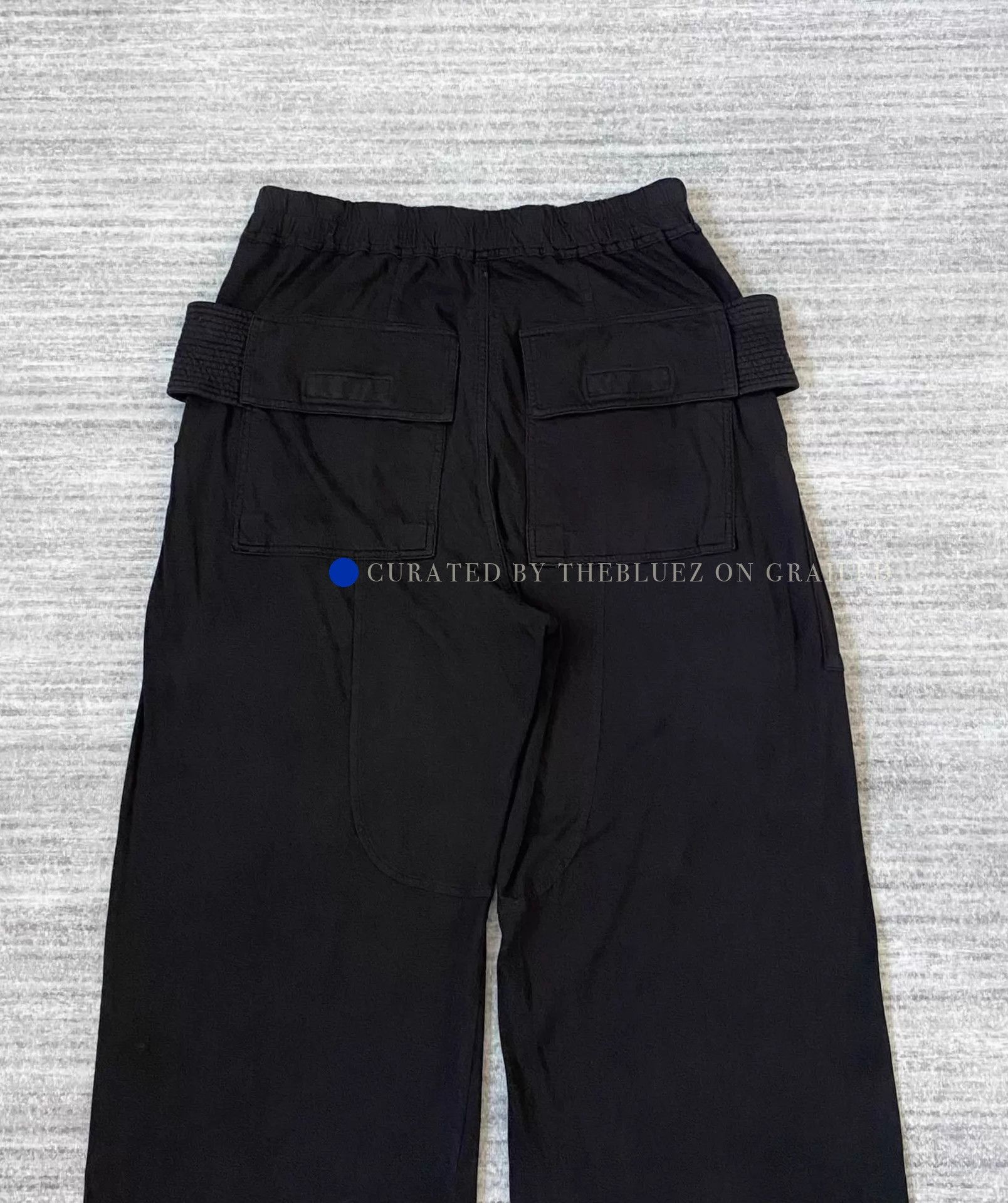 Rick Owens Double Ring Wide-Leg Trousers in Black Size US 32 / EU 48 - 5 Thumbnail