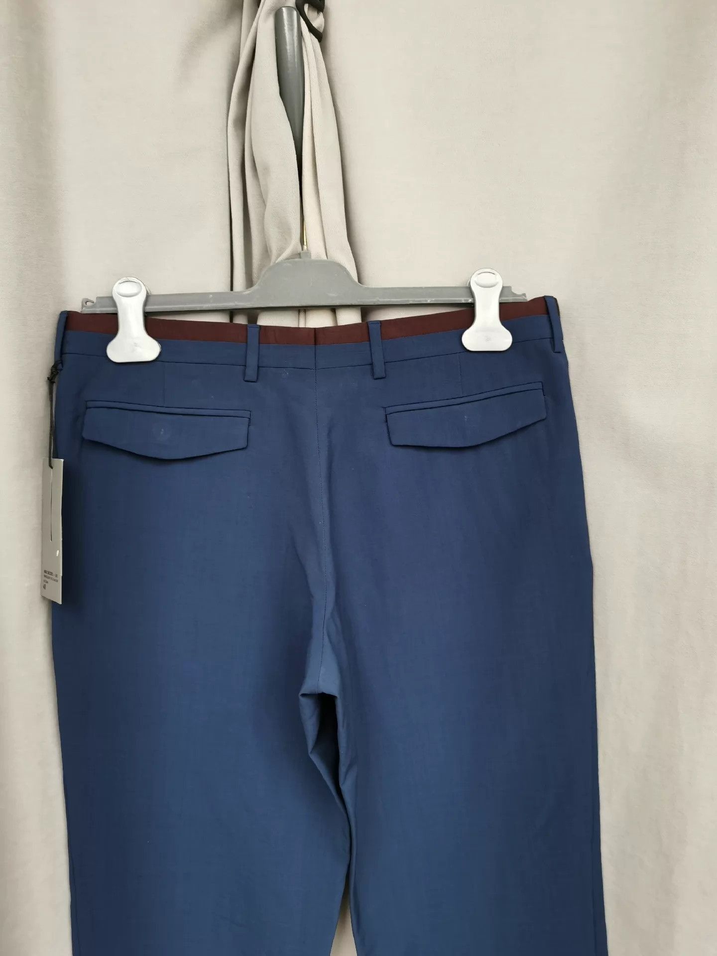 Dior Stylish Blue Wool-Mohair Blend Trousers Size US 32 / EU 48 - 4 Thumbnail