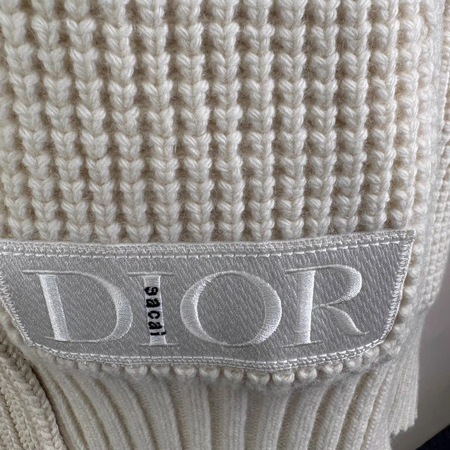 Dior Cozy Beige Wool-Cashmere Knit Sweater Size US L / EU 52-54 / 3 - 4 Thumbnail