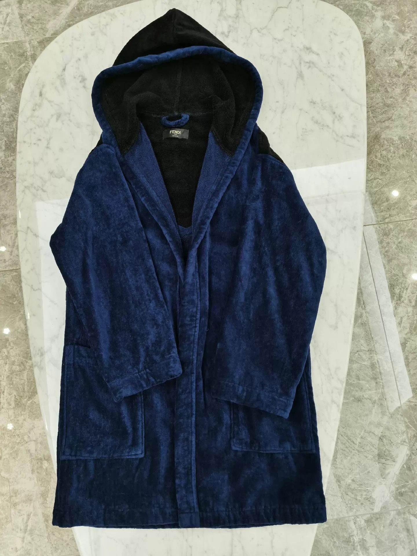 Fendi Unique Blue Monster Robe Jacket Size US M / EU 48-50 / 2 - 7 Thumbnail