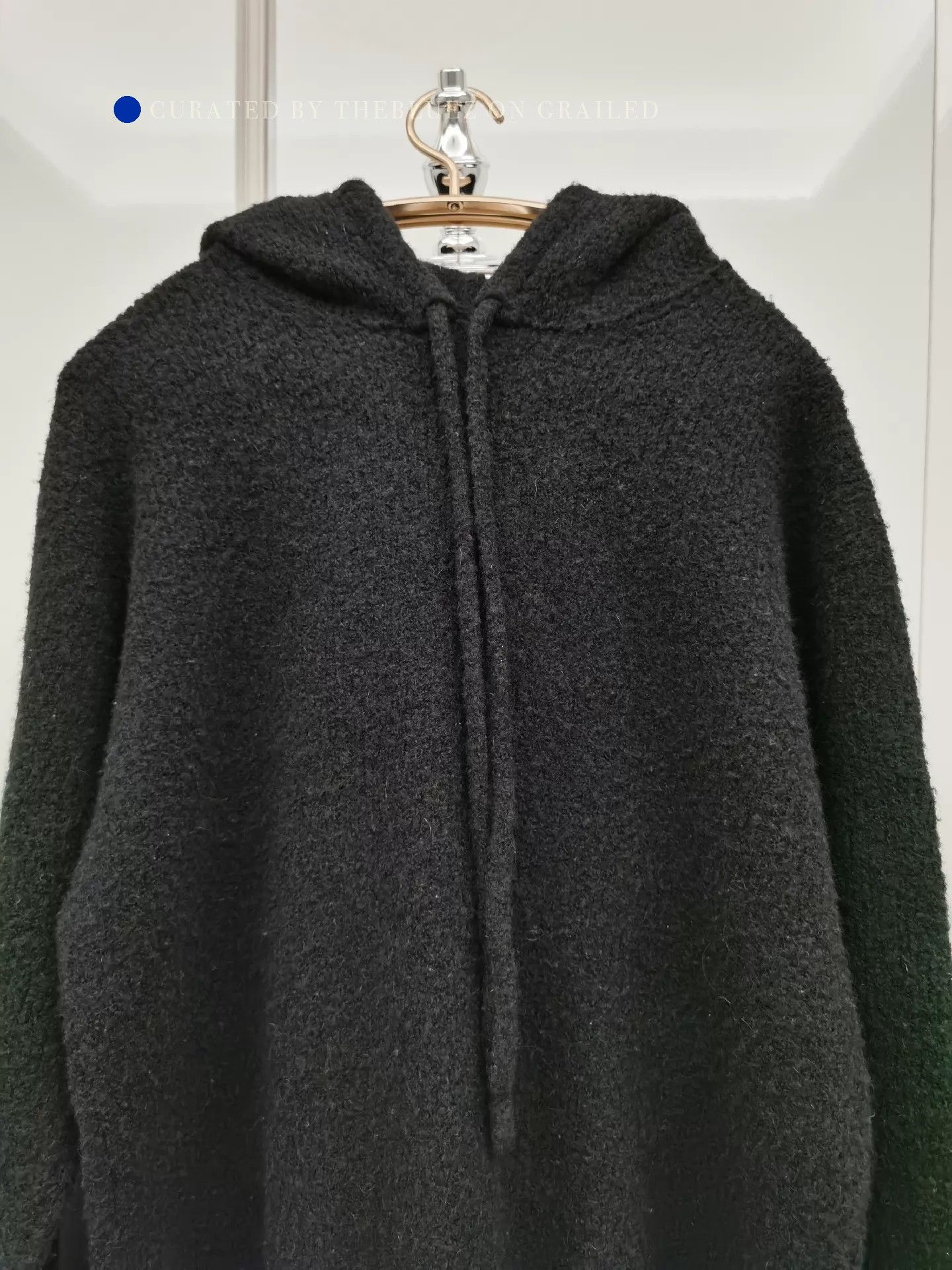 Maison Margiela Black Hooded Wool-Blend Sweater Size US M / EU 48-50 / 2 - 3 Thumbnail