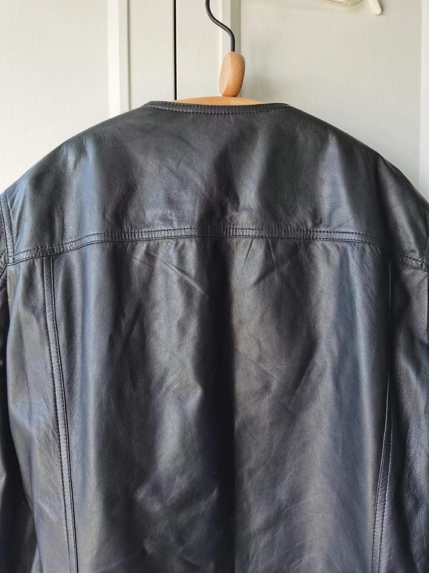 Rick Owens Sleek Black Lambskin Leather Jacket Size US M / EU 48-50 / 2 - 4 Thumbnail