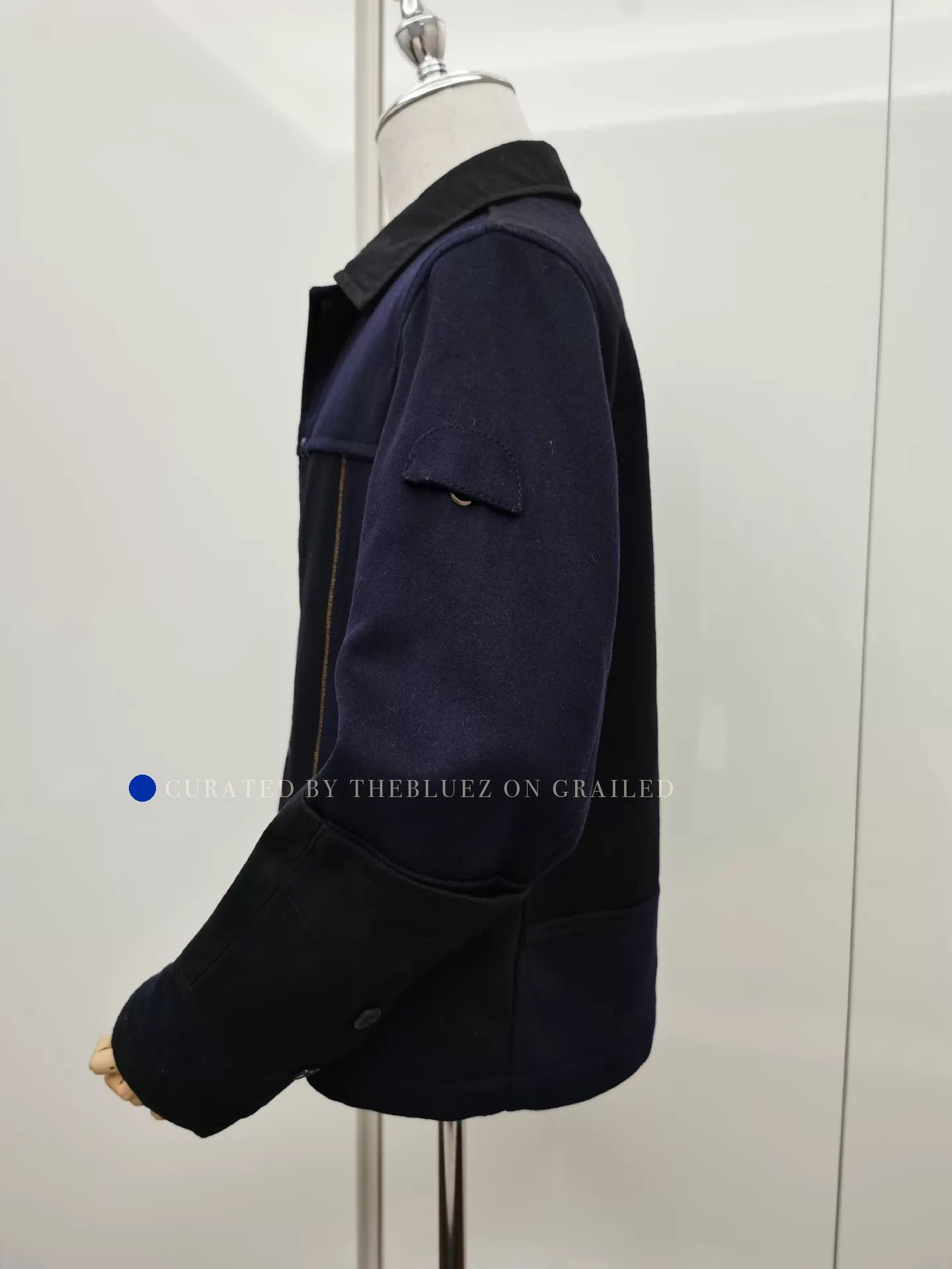 Valentino Mixed Fabric Paneled Jacket Size US M / EU 48-50 / 2 - 5 Thumbnail