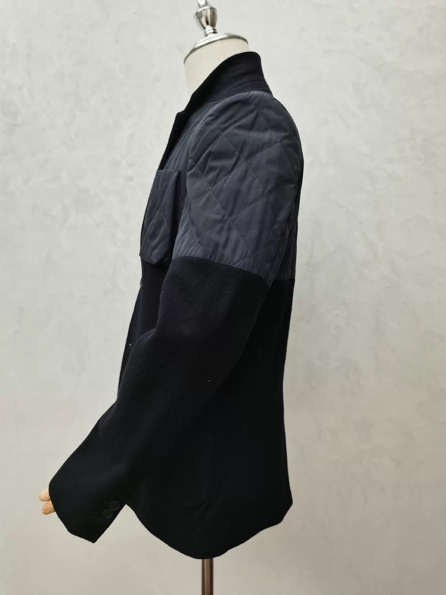 Melindagloss Color Blocked Wool Coat in Multi Size US S / EU 44-46 / 1 - 4 Thumbnail