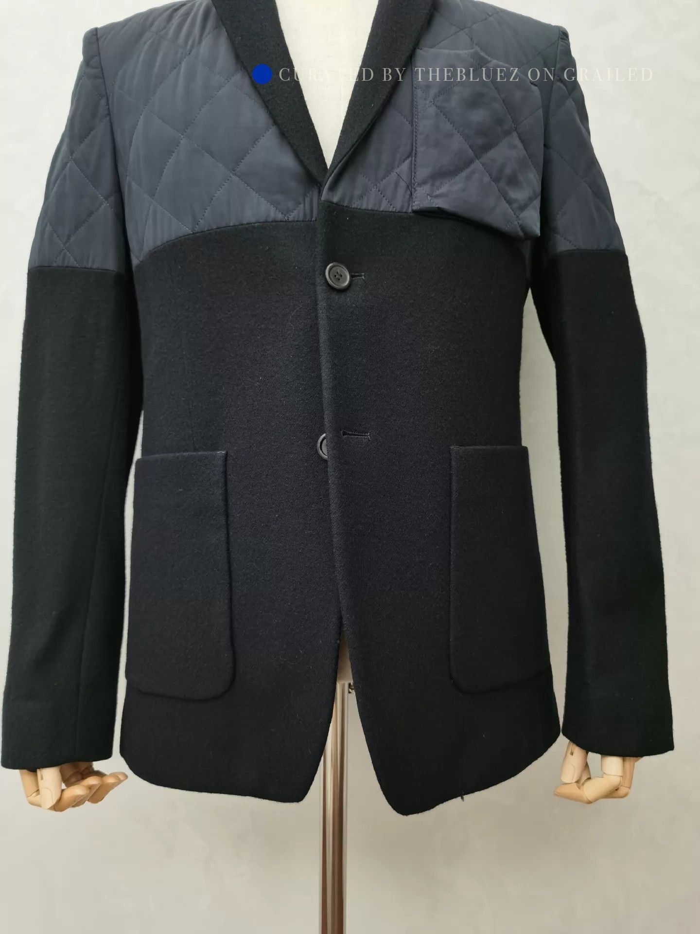 Melindagloss Color Blocked Wool Coat in Multi Size US S / EU 44-46 / 1 - 3 Thumbnail