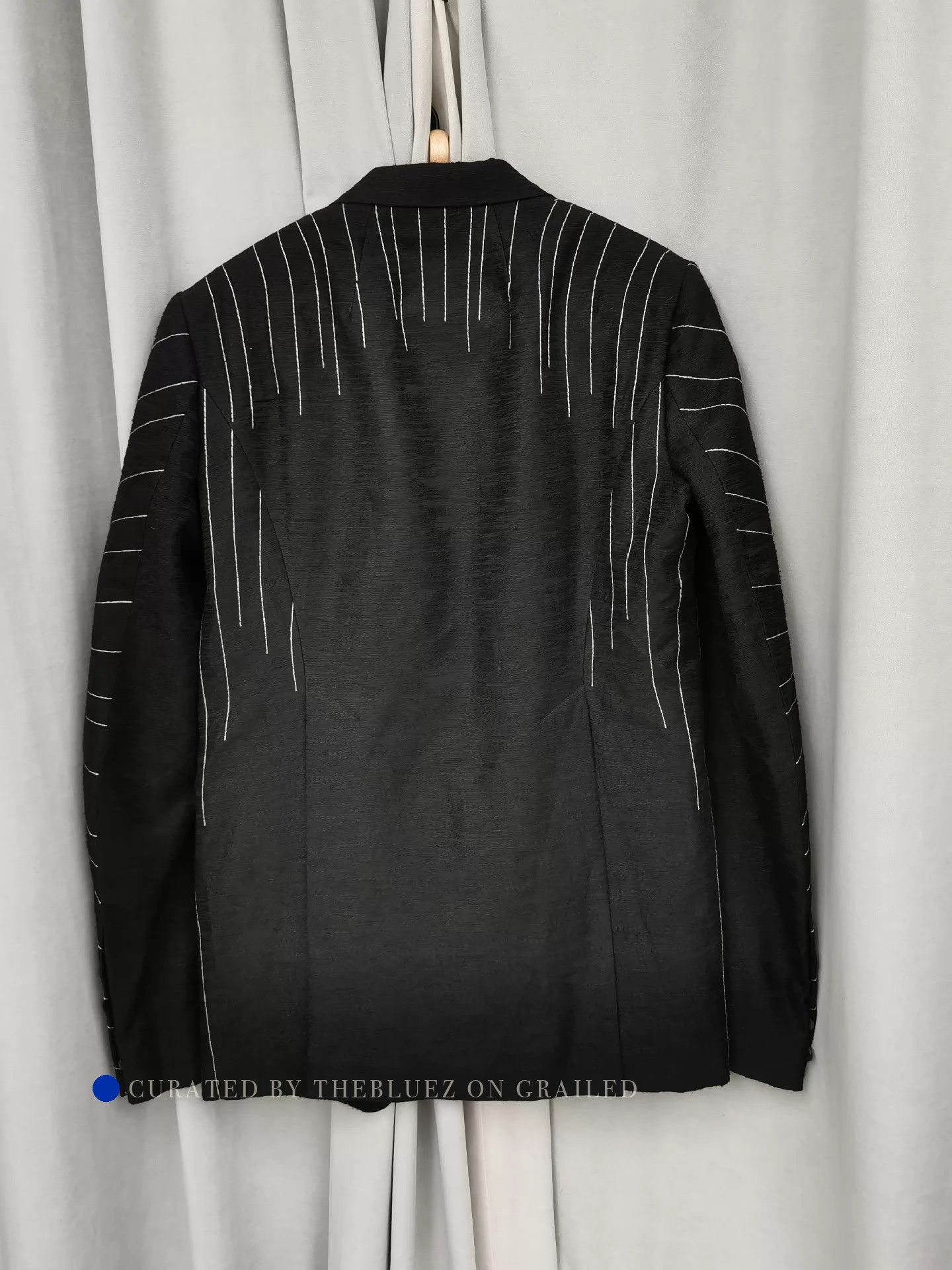 Rick Owens Ray Blazer in Sleek Black Size US M / EU 48-50 / 2 - 3 Thumbnail