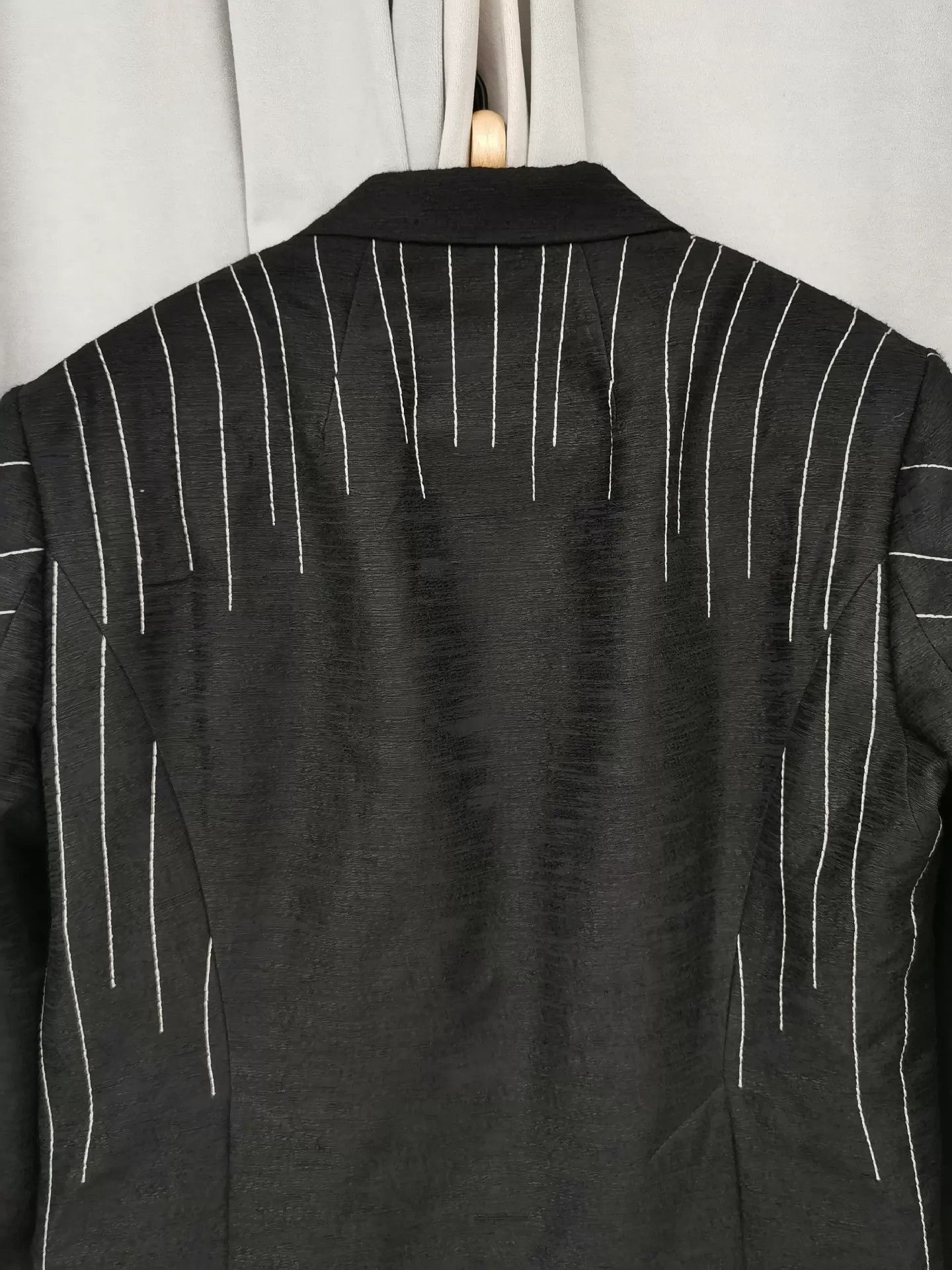 Rick Owens Ray Blazer in Sleek Black Size US M / EU 48-50 / 2 - 8 Thumbnail