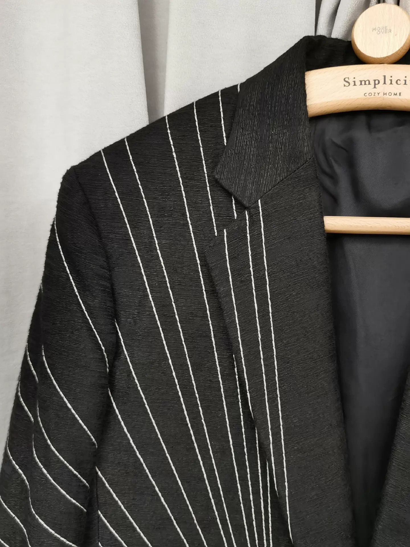 Rick Owens Ray Blazer in Sleek Black Size US M / EU 48-50 / 2 - 5 Thumbnail