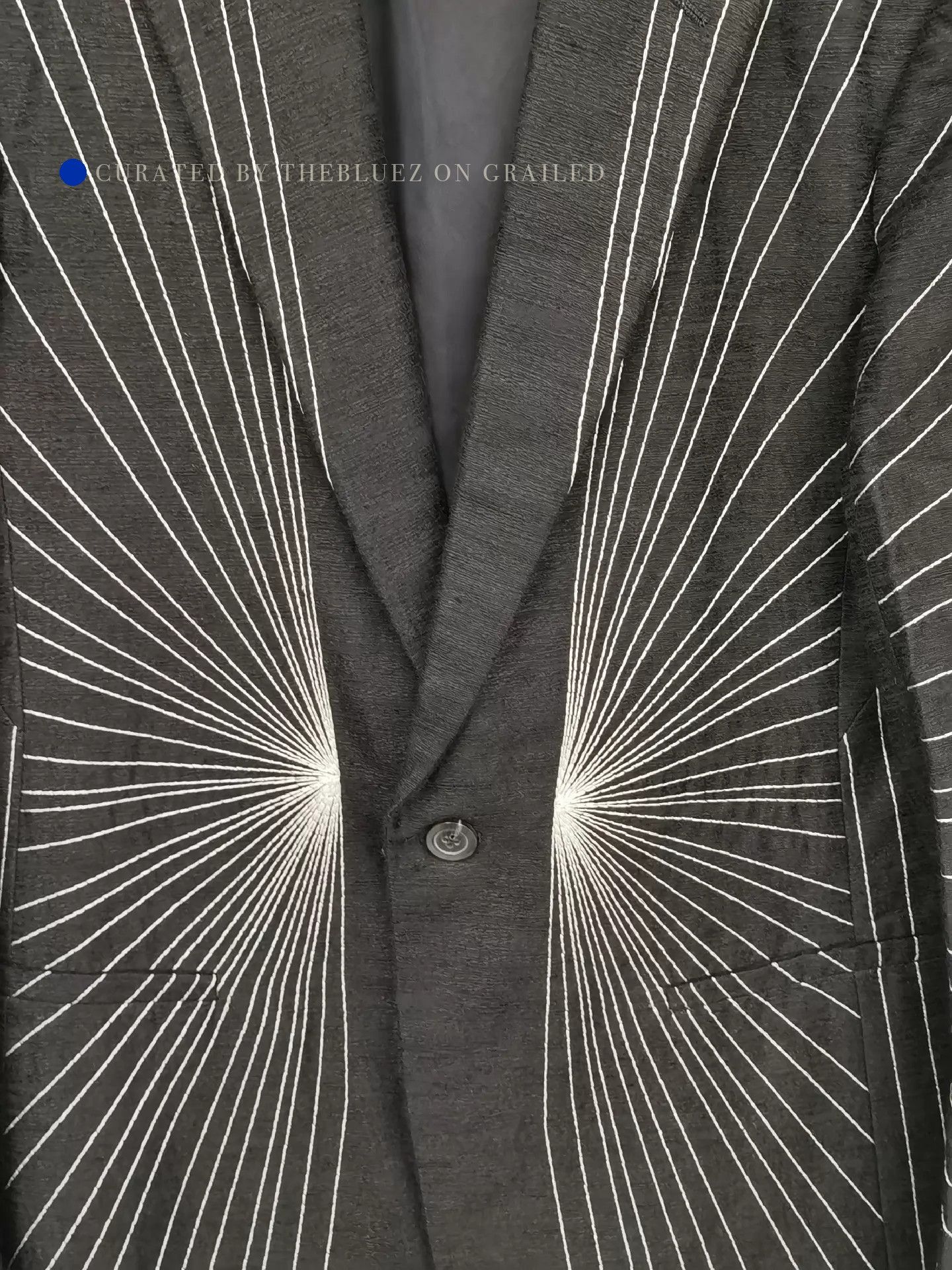 Rick Owens Ray Blazer in Sleek Black Size US M / EU 48-50 / 2 - 4 Thumbnail