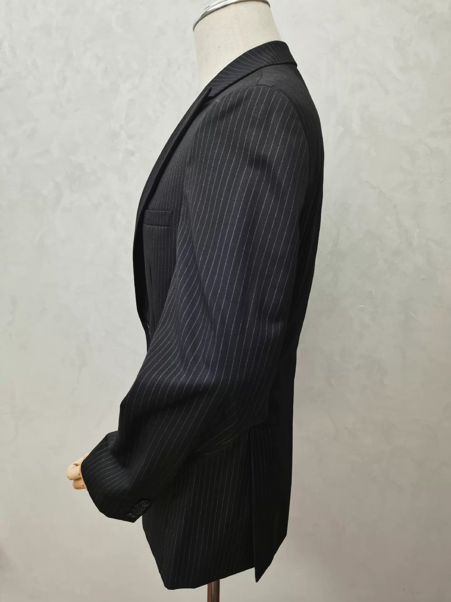 Armani Elegant Black Waist-Cinched Blazer Size US M / EU 48-50 / 2 - 3 Thumbnail