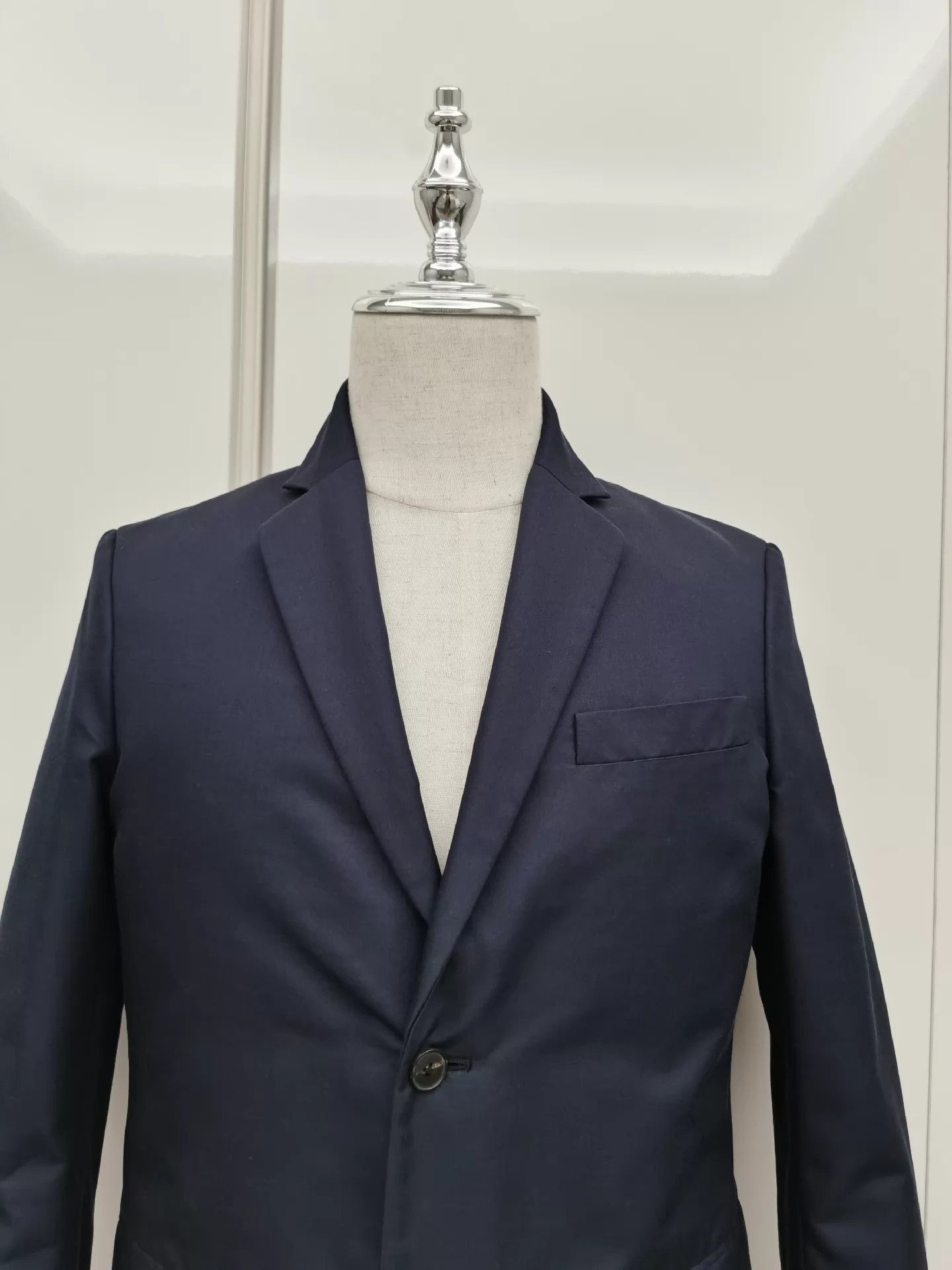 Valentino Stylish Blue Down Blazer Size US M / EU 48-50 / 2 - 2 Thumbnail