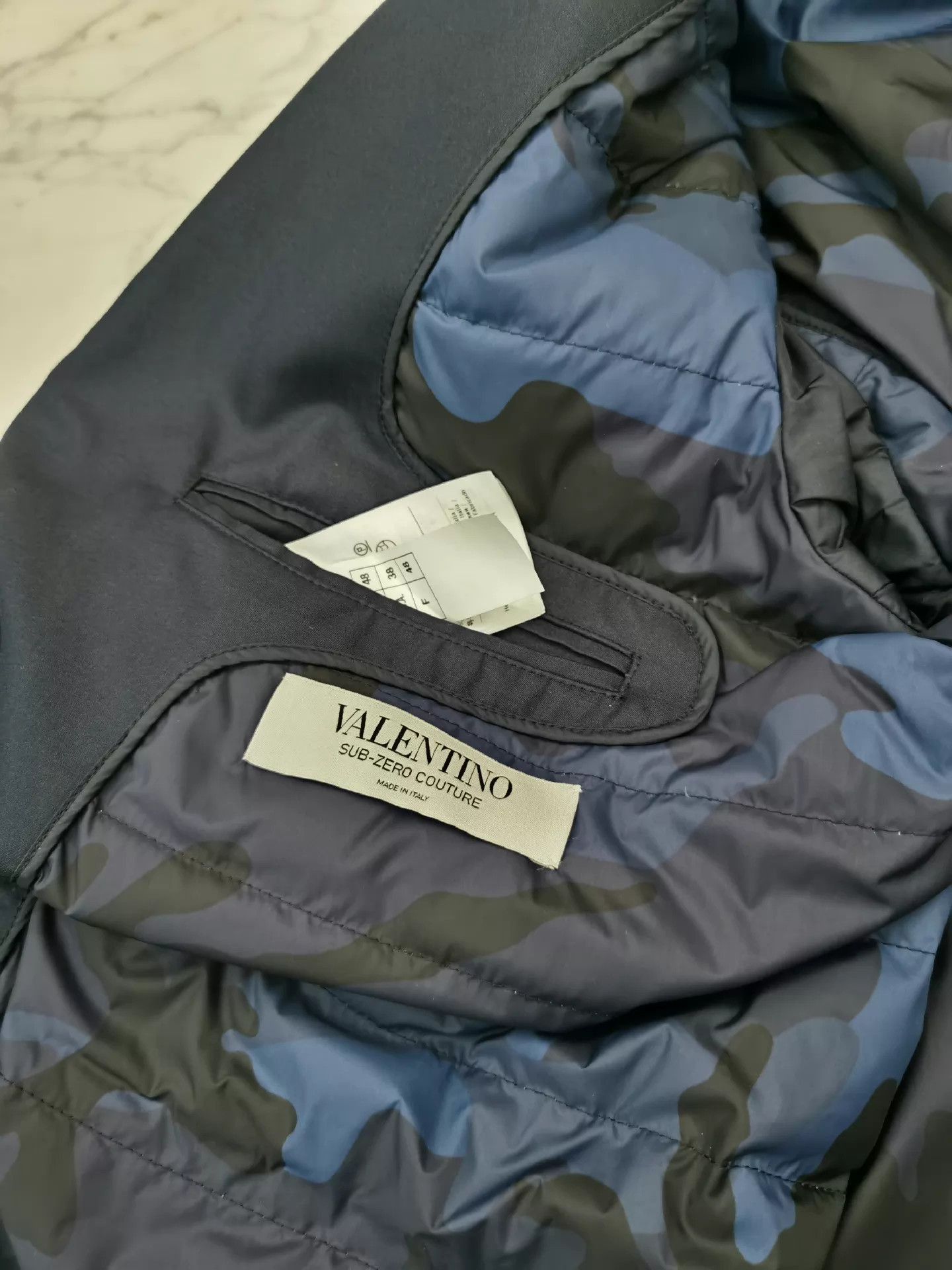Valentino Stylish Blue Down Blazer Size US M / EU 48-50 / 2 - 7 Thumbnail